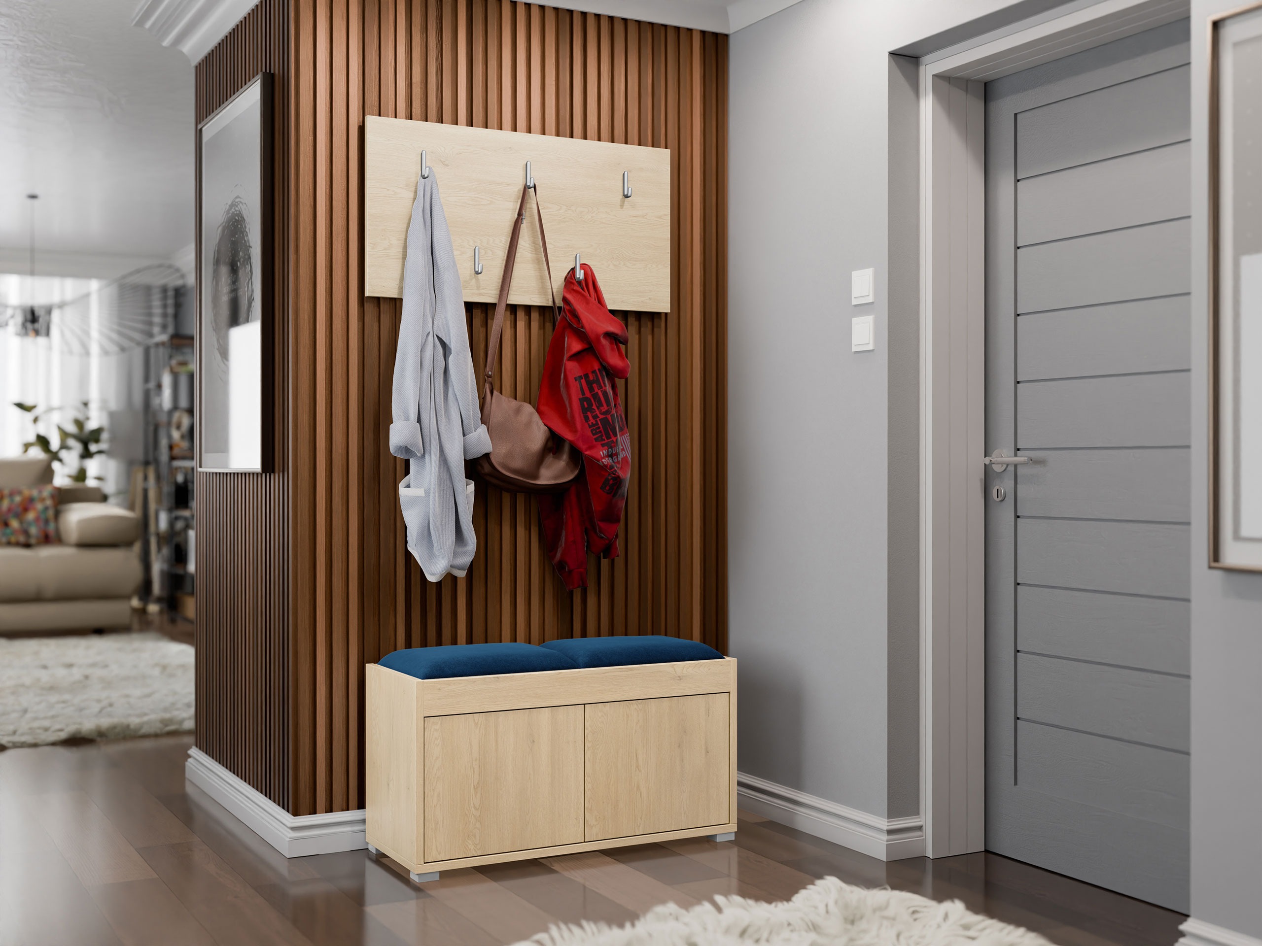 Set za hodnik Comfivo Fersoe 117 (Hrast)