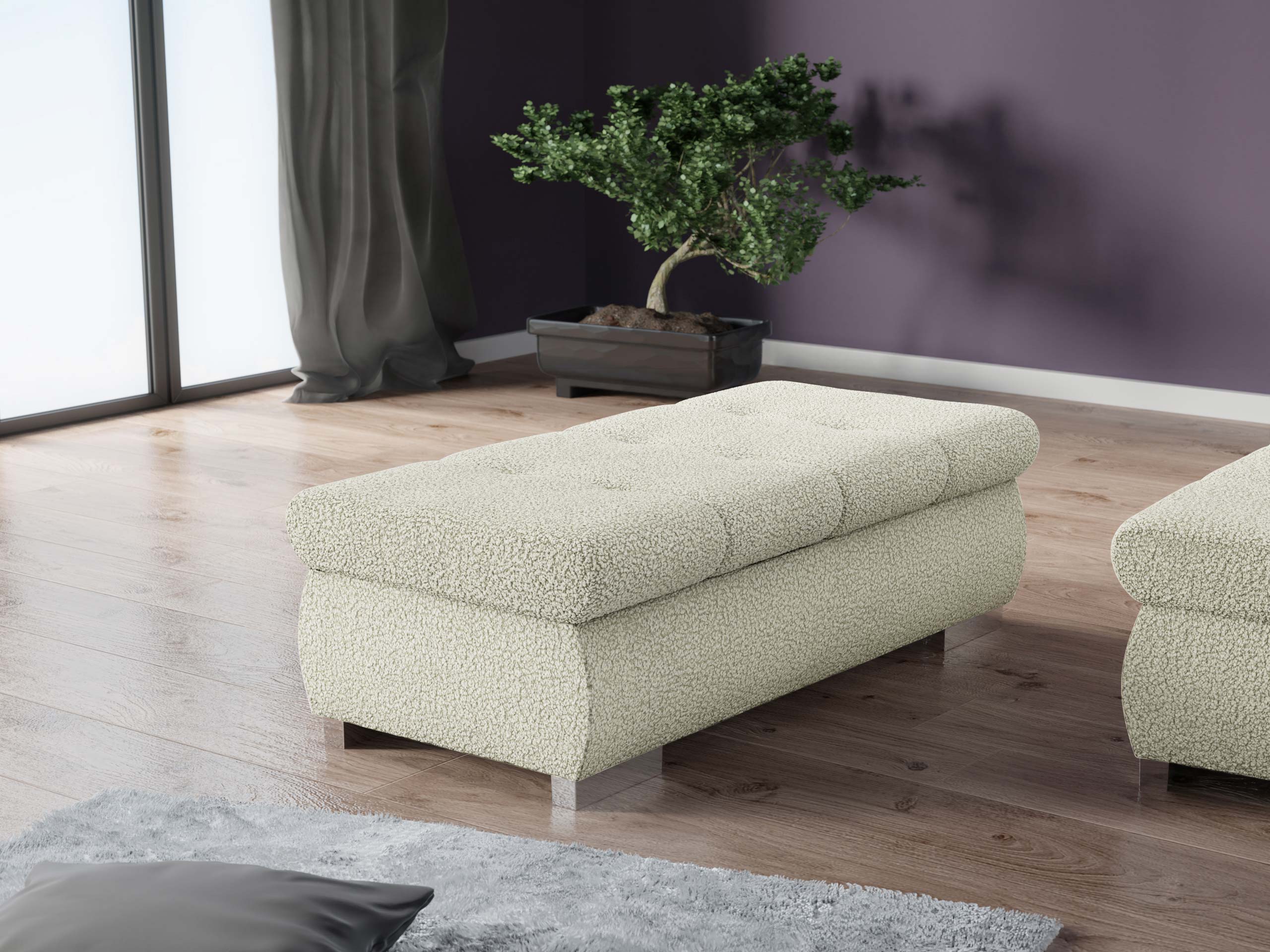 Tapacirana klupa Comfivo 123 (Manza 04)