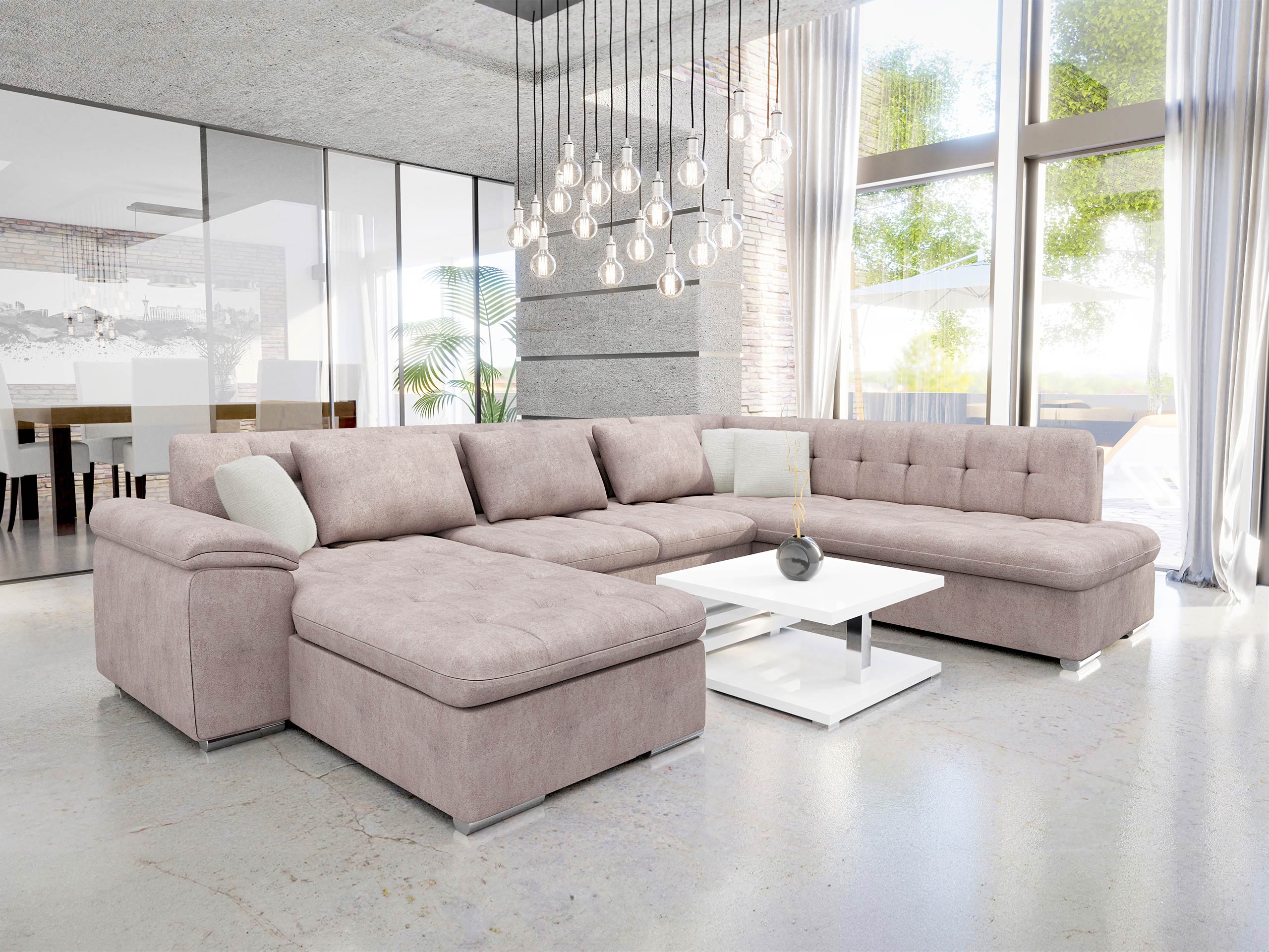 Ugaona sofa Comfivo 170 (Zoya 03 + Mokka 03)