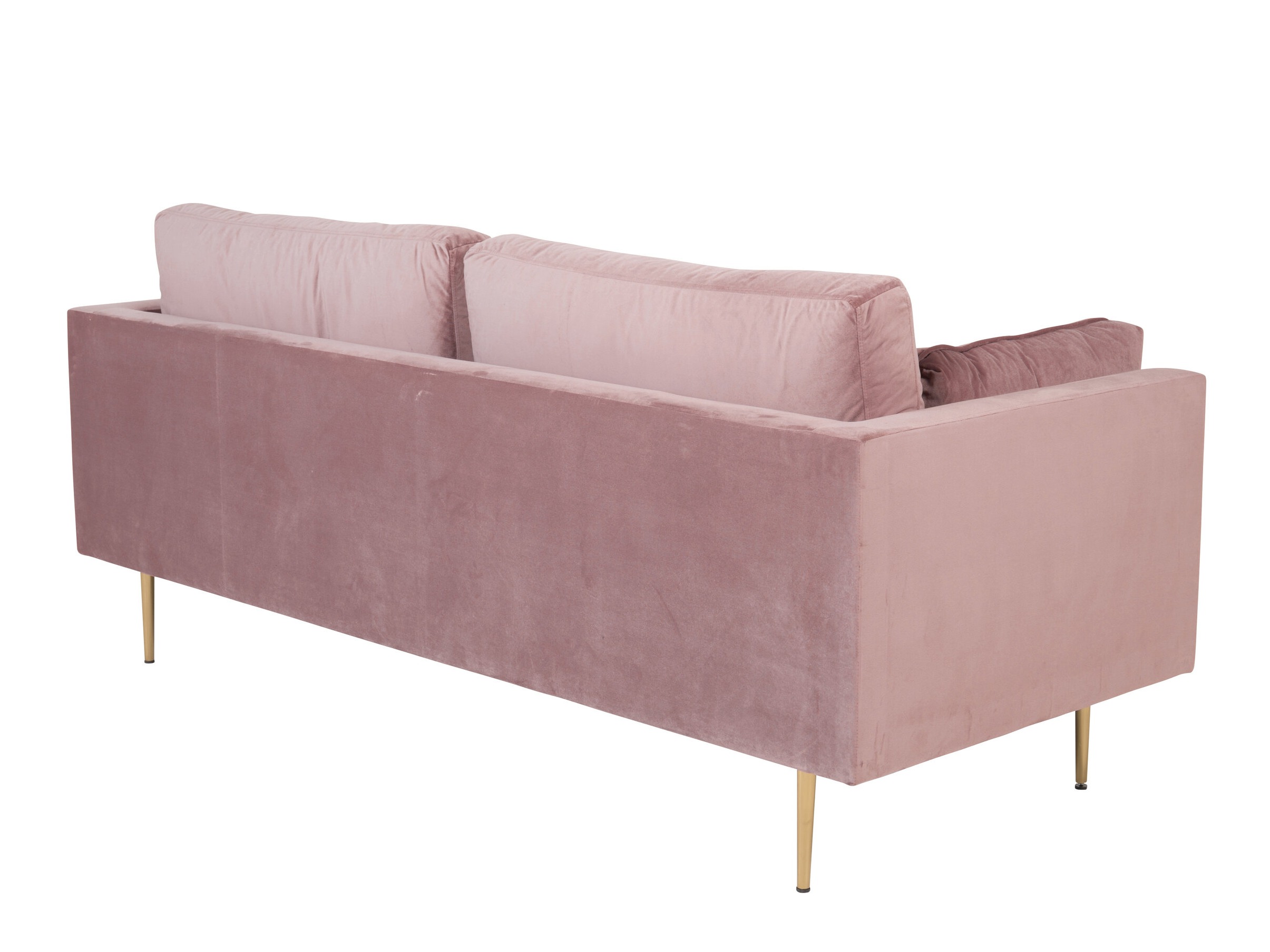 Sofa Dallas 101 (Prašnjavo ružičasta + Zlatna)