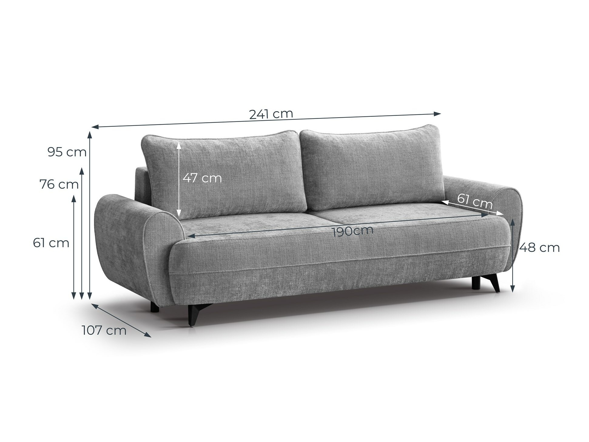 Sofa na razvlačenje Margate 114 (Cremona 81)