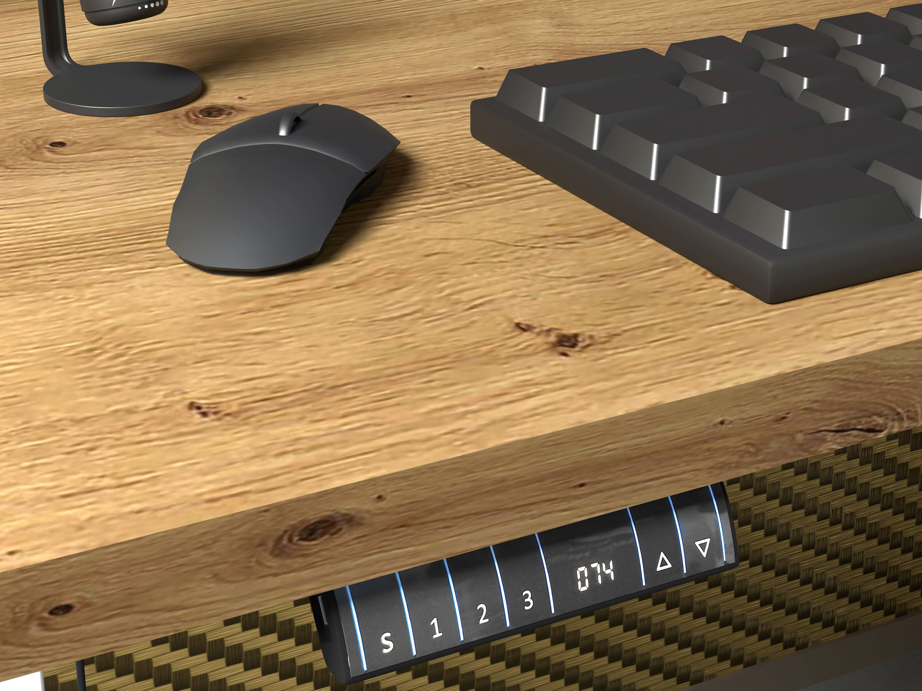 Sto sa podesivom visinom Buffalo 184 (Belo)