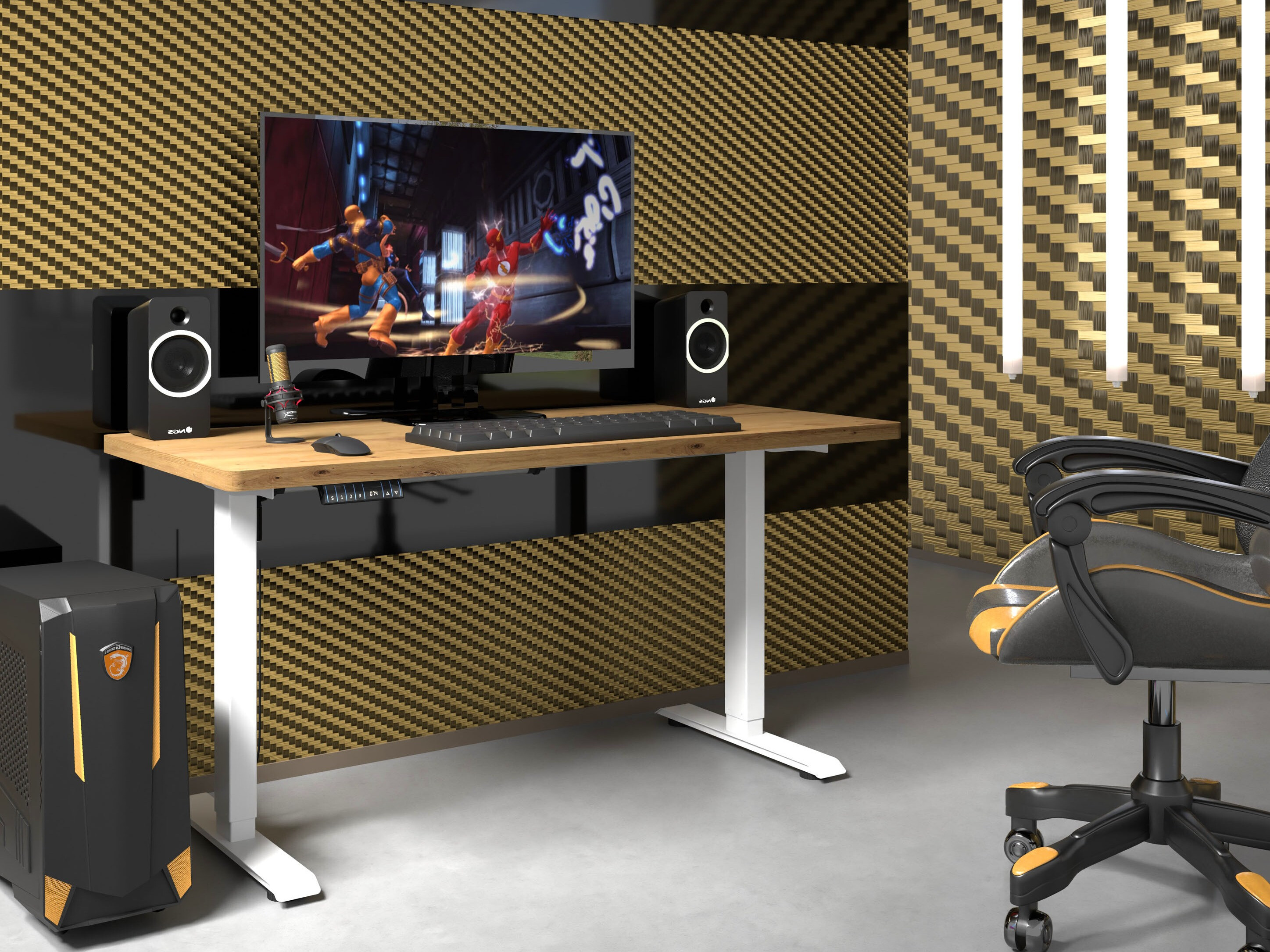 Sto sa podesivom visinom Buffalo 184 (Belo)