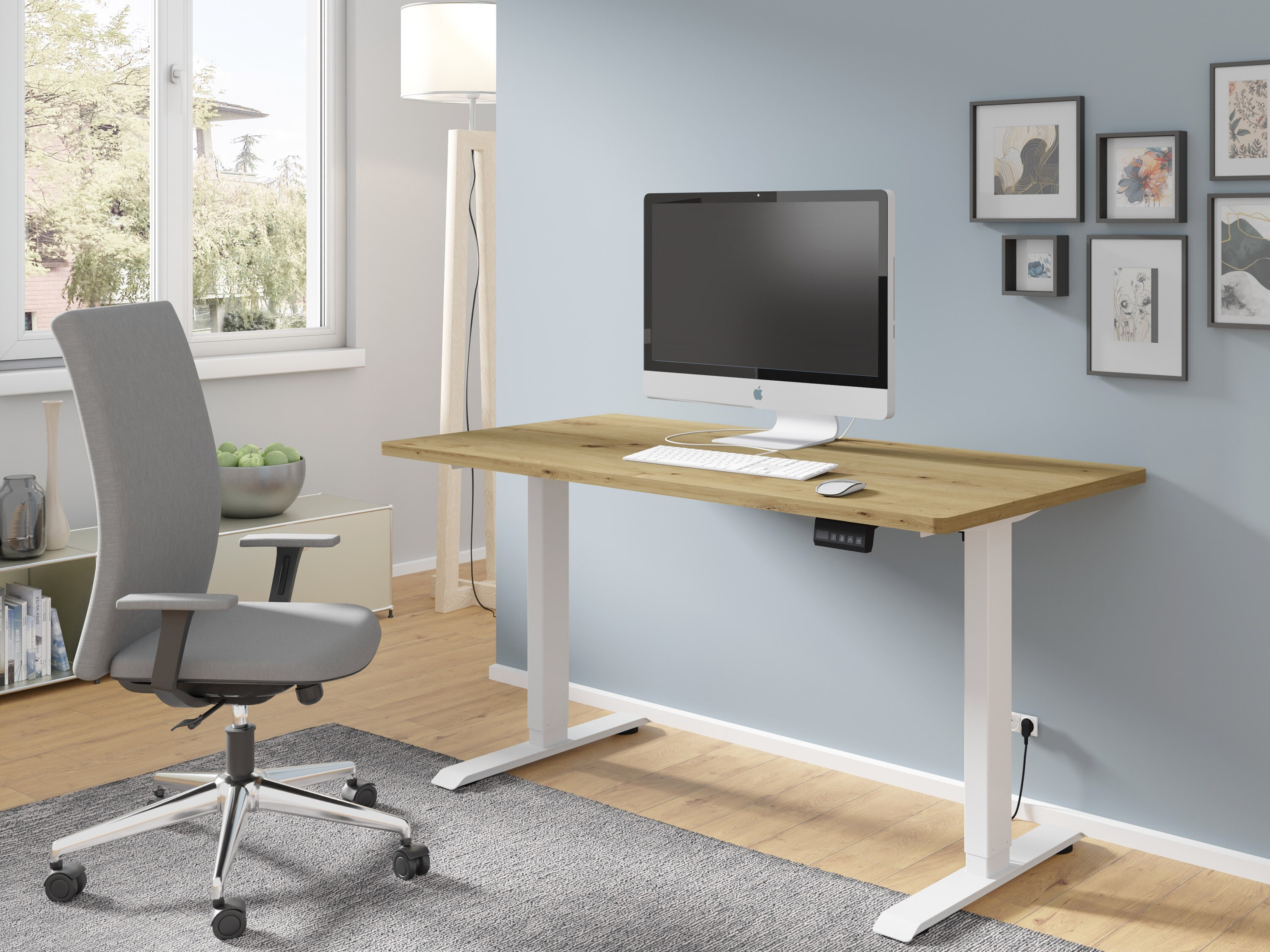 Sto sa podesivom visinom Buffalo 184 (Belo)