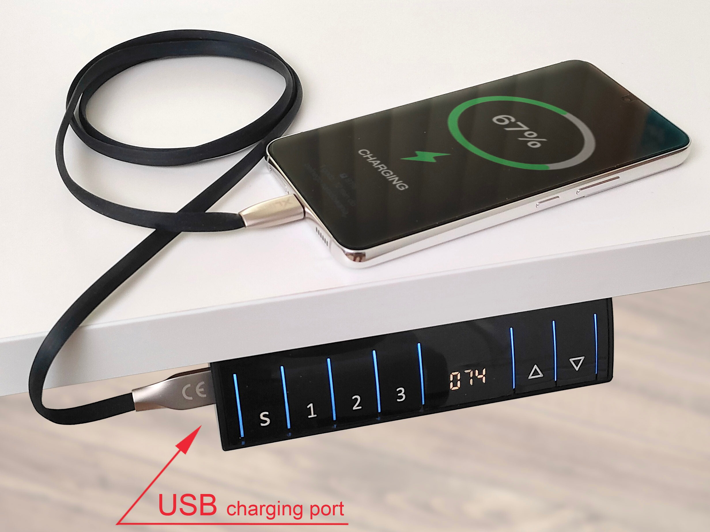 Sto sa podesivom visinom Buffalo 184 (Crno)