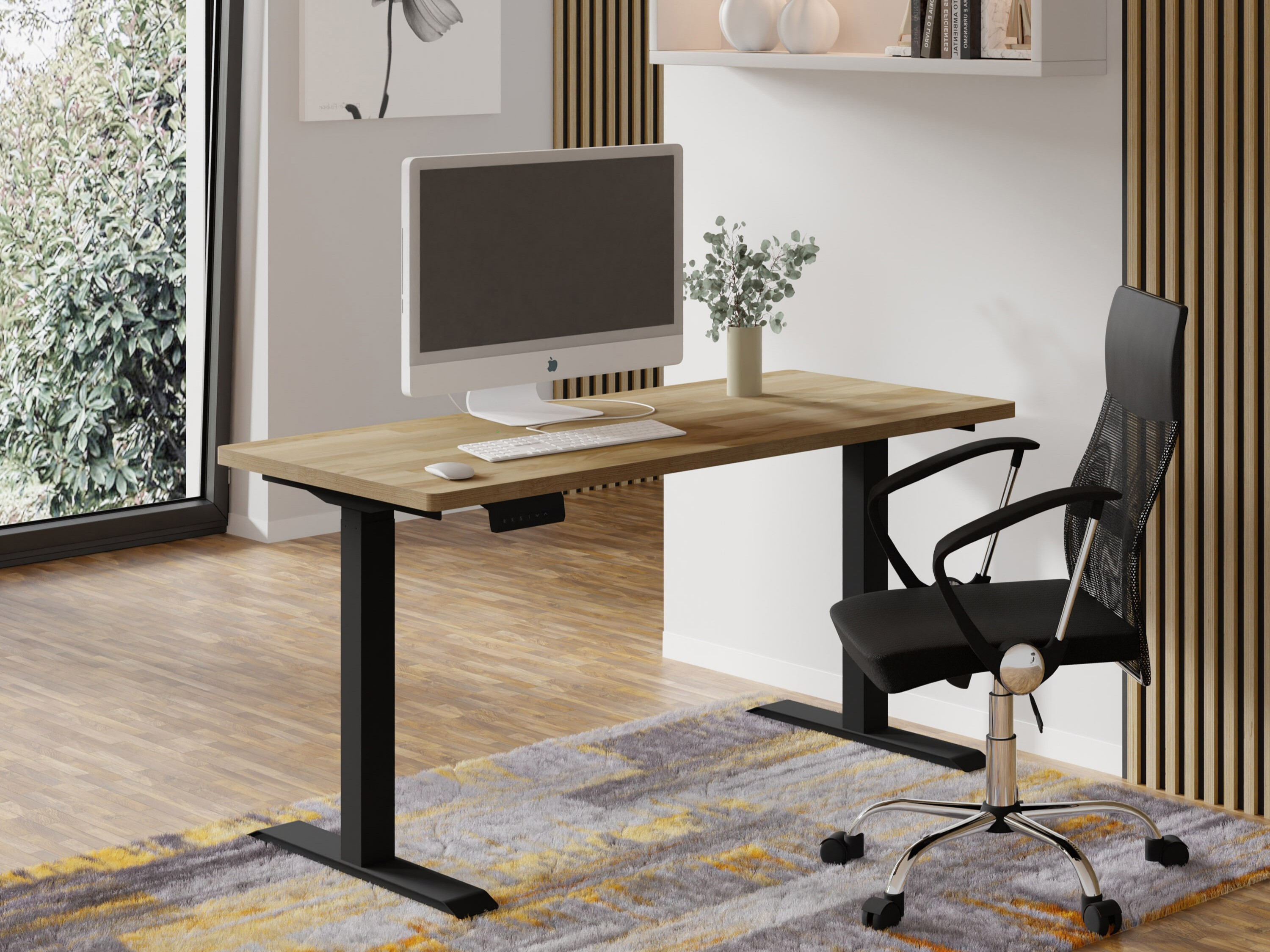 Sto sa podesivom visinom Buffalo 199 (Crno)