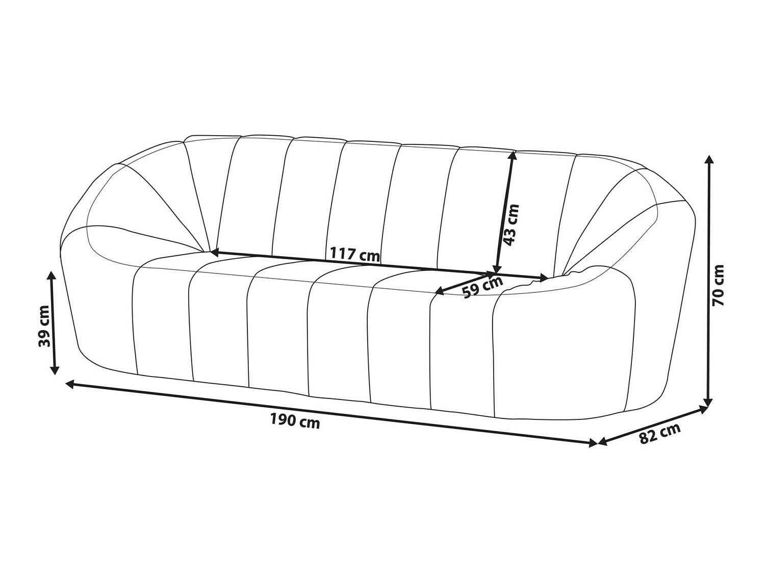 Sofa Berwyn 121