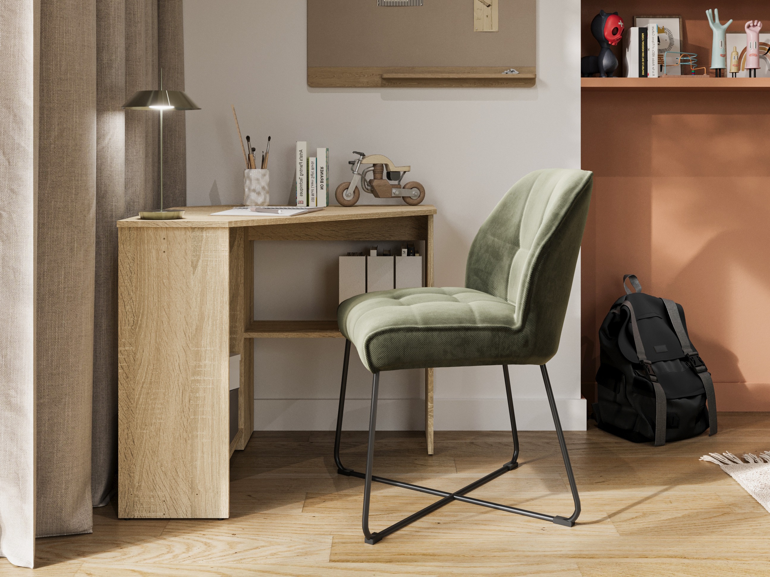 Ugaoni kancelarijski sto Austin 302 (Sonoma hrast)