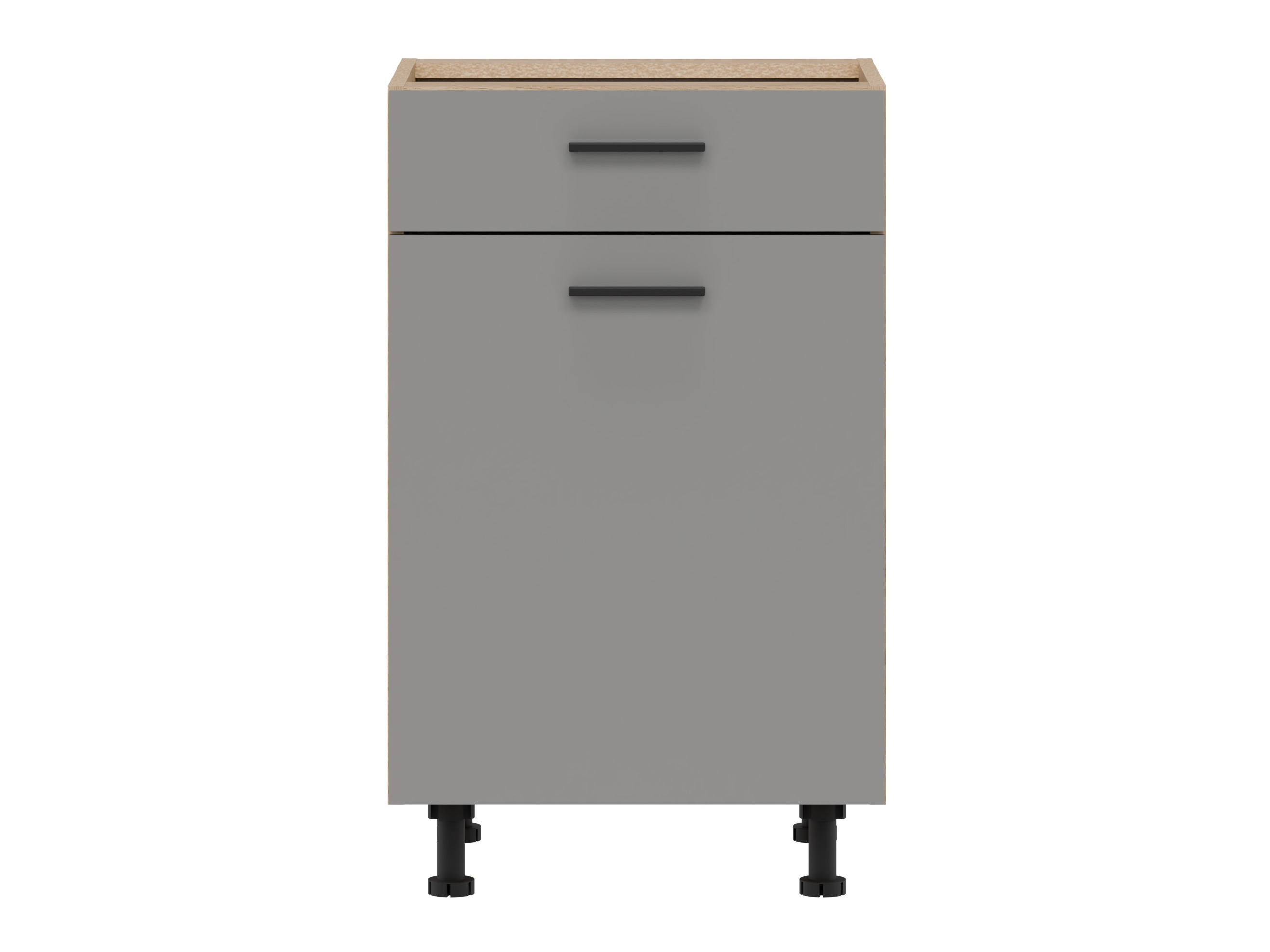 Modularni ormar sa fiokom i vratima Ati Grey 104