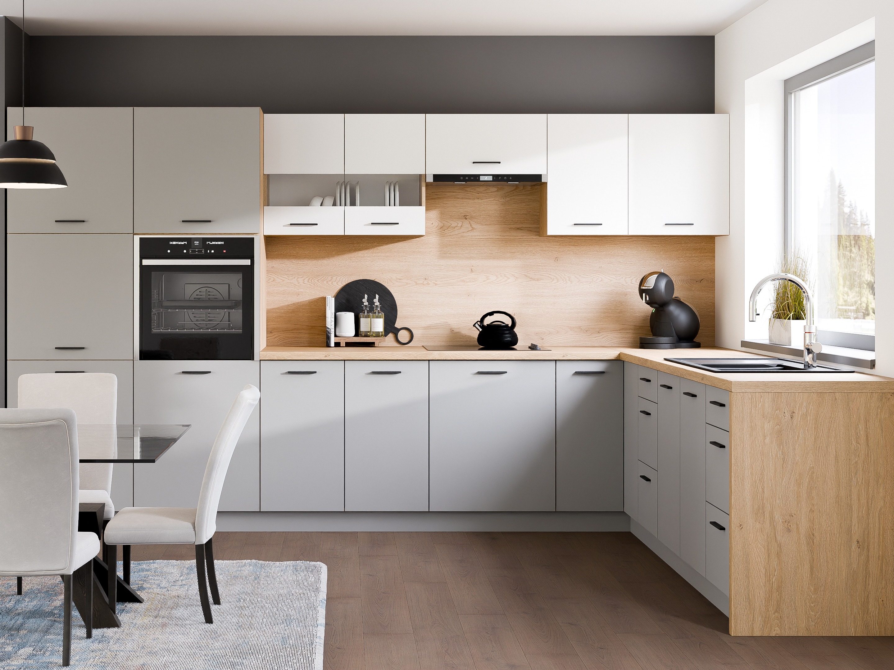 Modularni ormar sa vratima Ati Grey 114