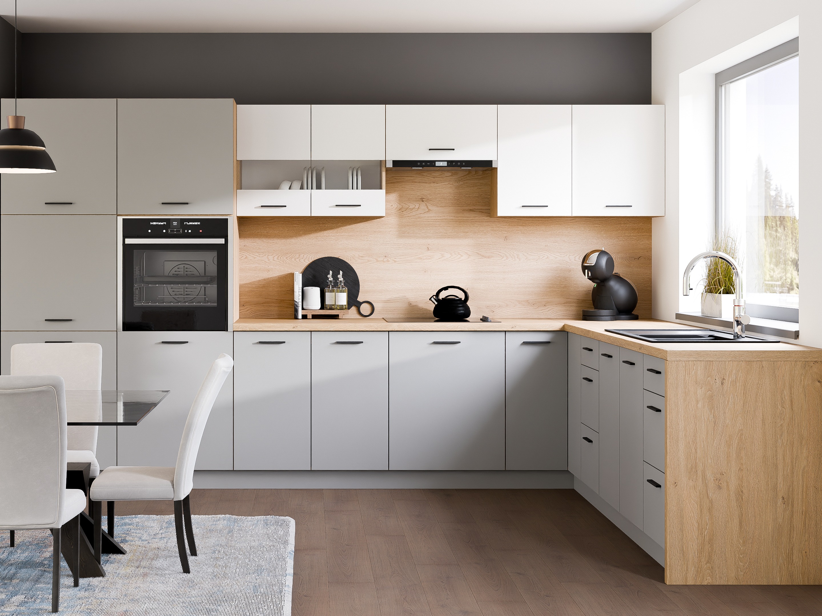 Modularni ormar za ugradne uređaje Ati Grey 113