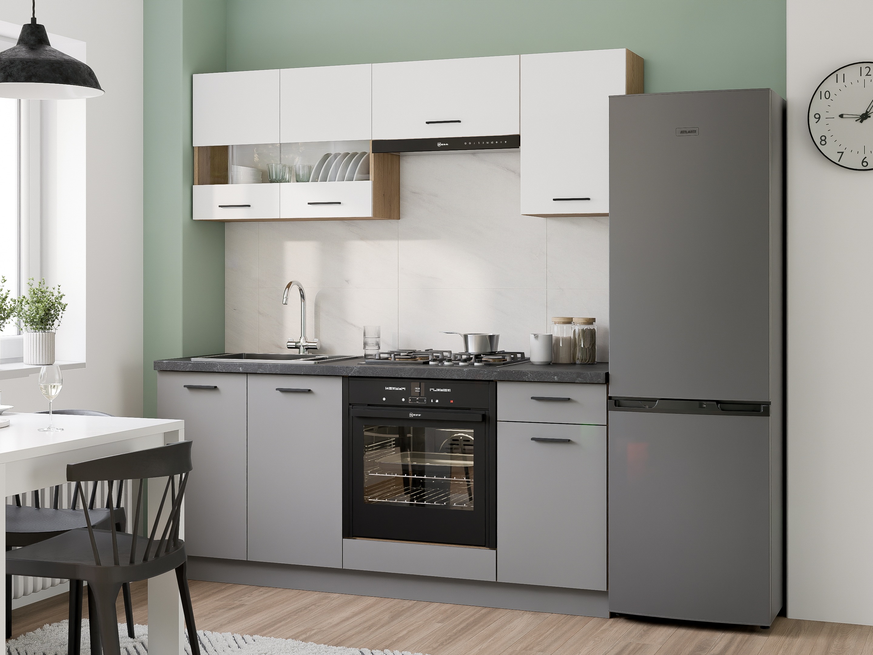 Modularni ormar za ugradne uređaje Ati Grey 108