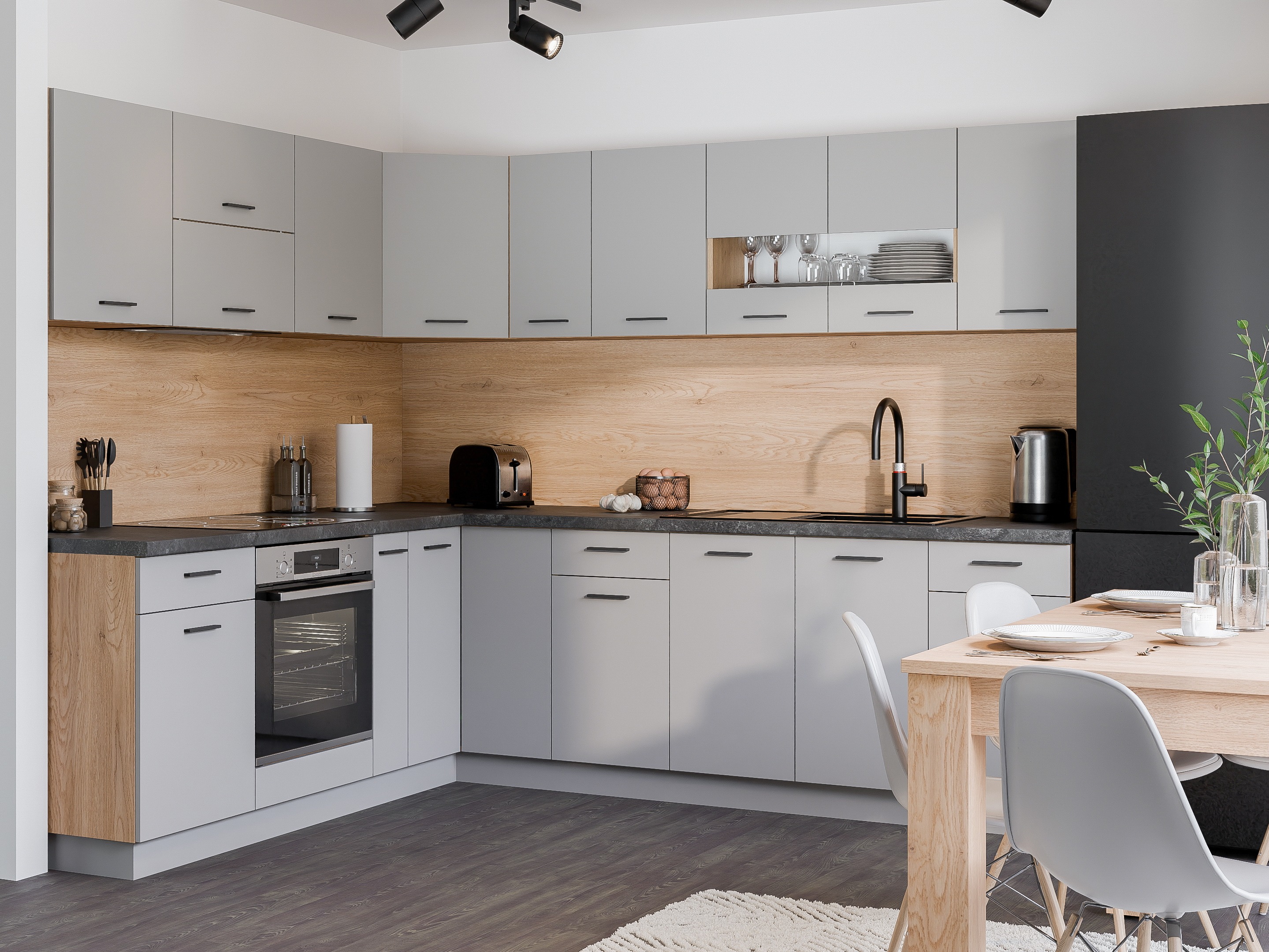 Modularni zidni ormarić Ati Grey 124