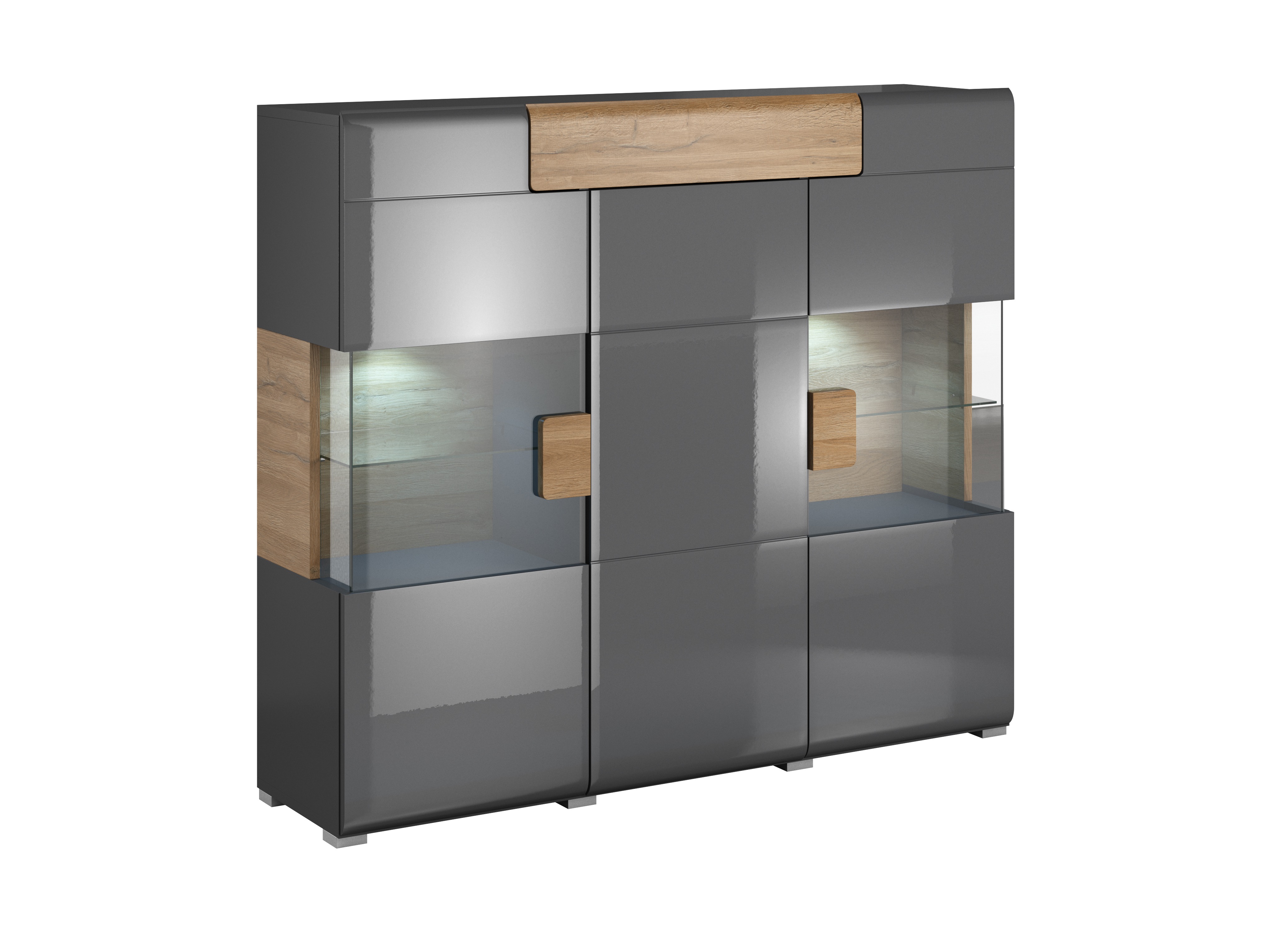 Ormarić Torsone 100 (Antracit + Gloss antracit + Grandson hrast)