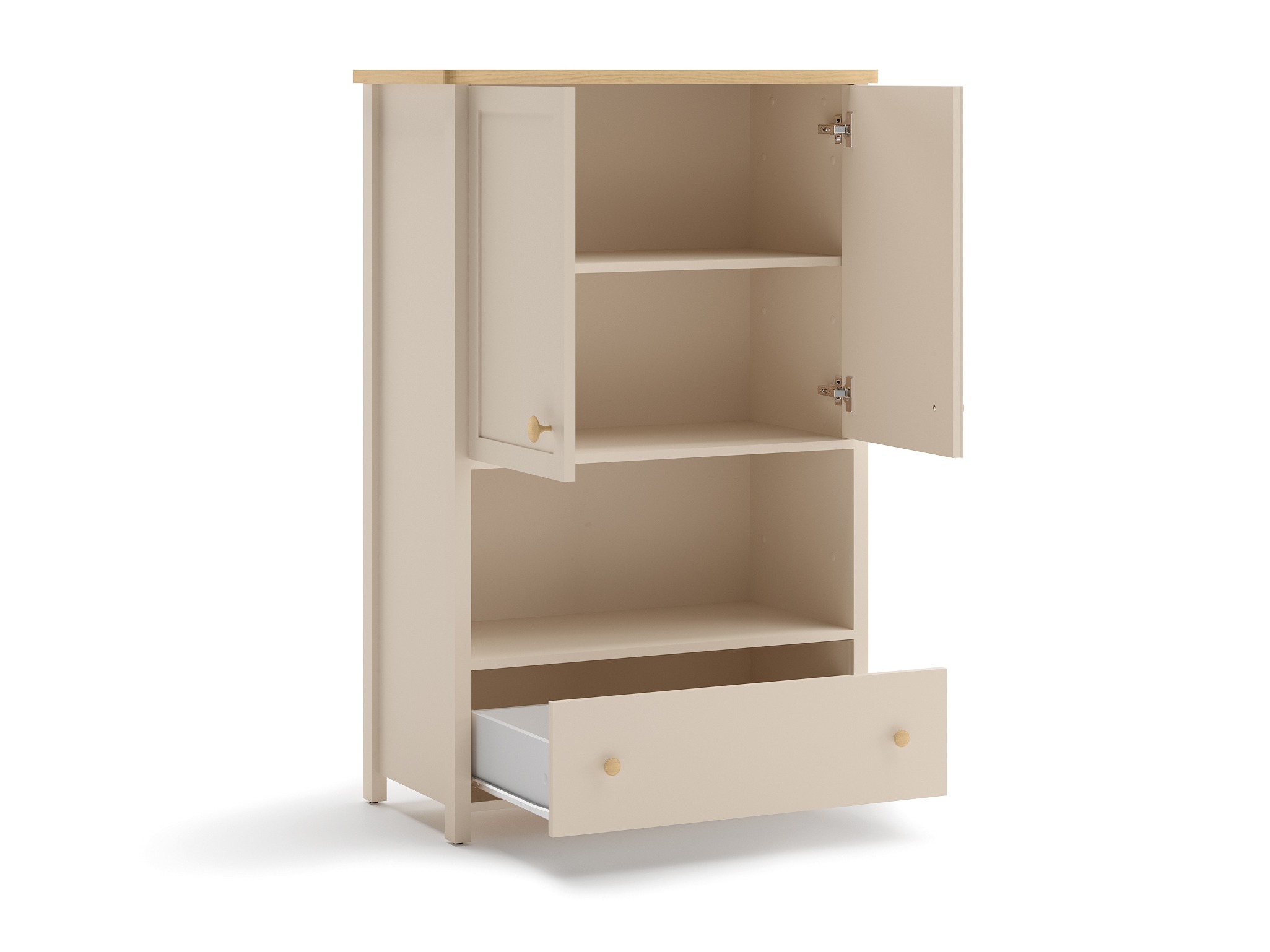 Komoda Romelbo 144 (Bež + Hrast)