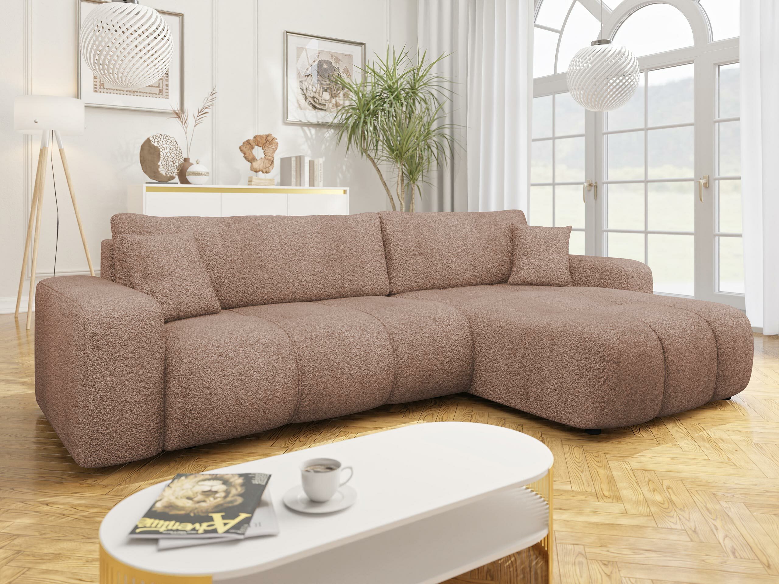 Ugaona sofa Comfivo 425 (Coral 45)