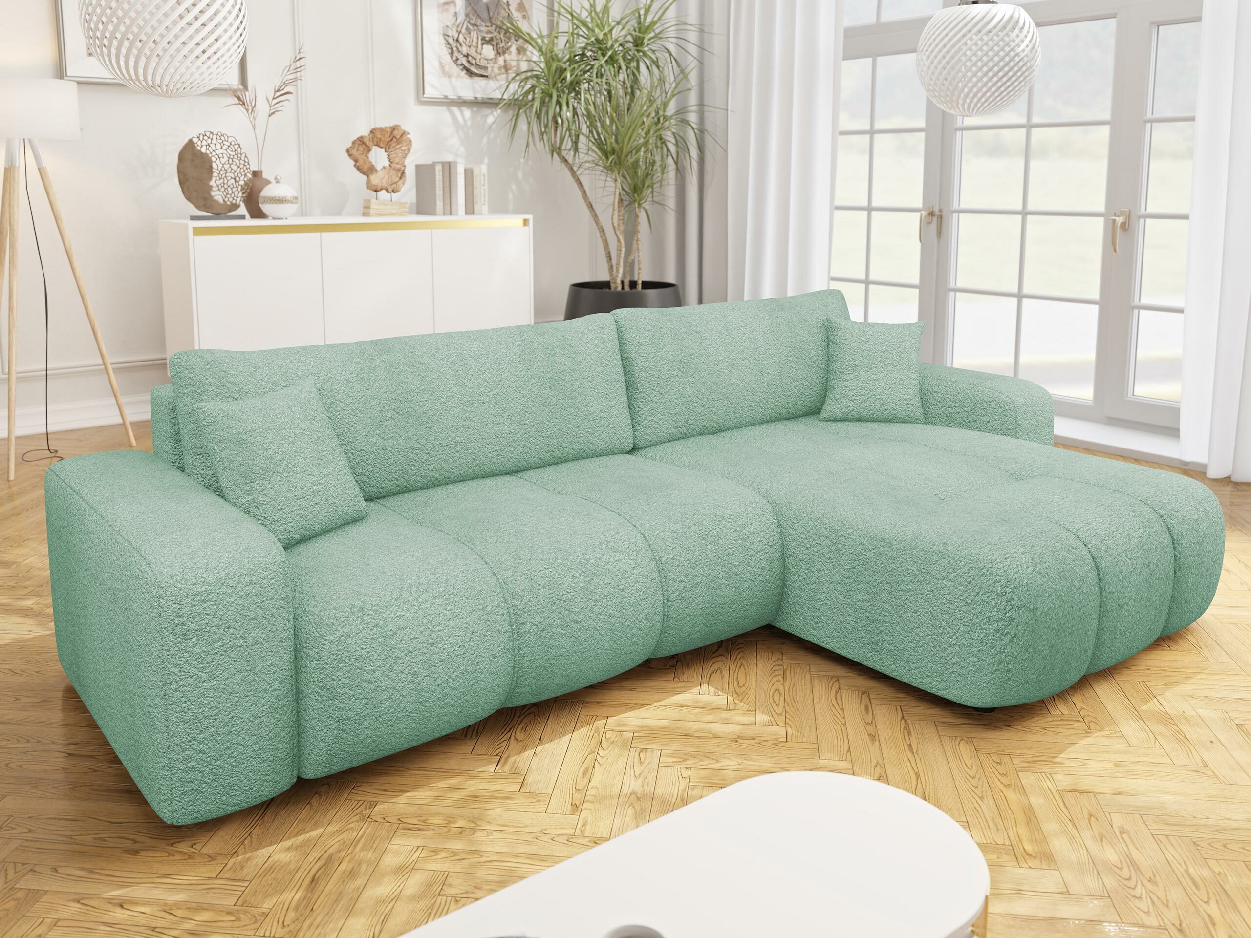Ugaona sofa Comfivo 425 (Coral 55)