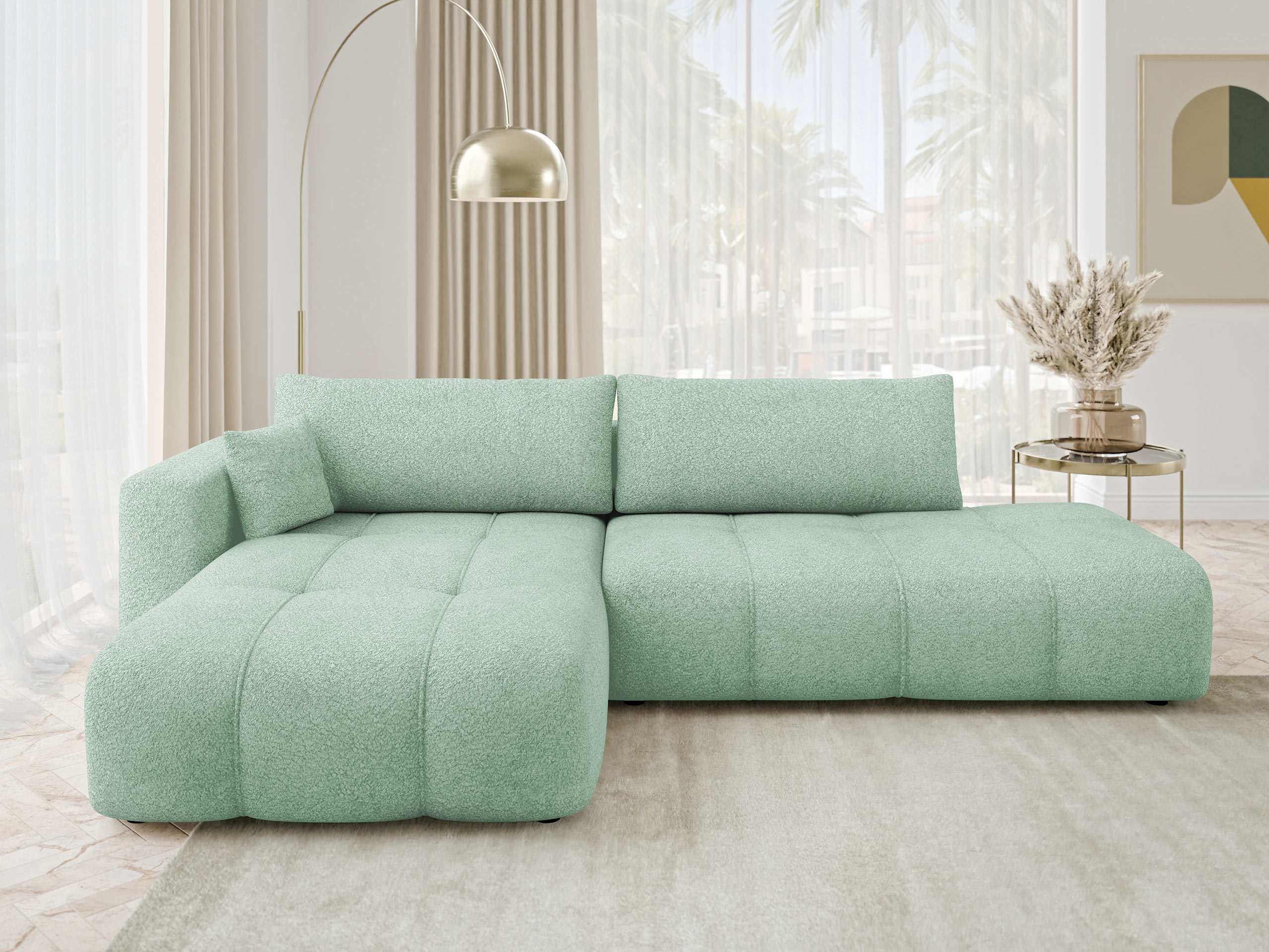 Ugaona sofa Comfivo 471 (Coral 55)
