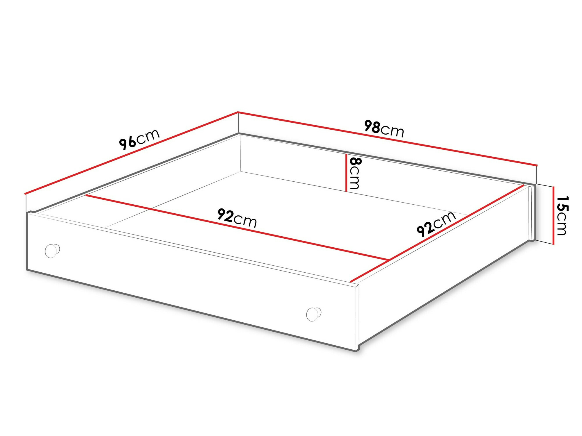 Ladičar Romelbo 147 (Bež)