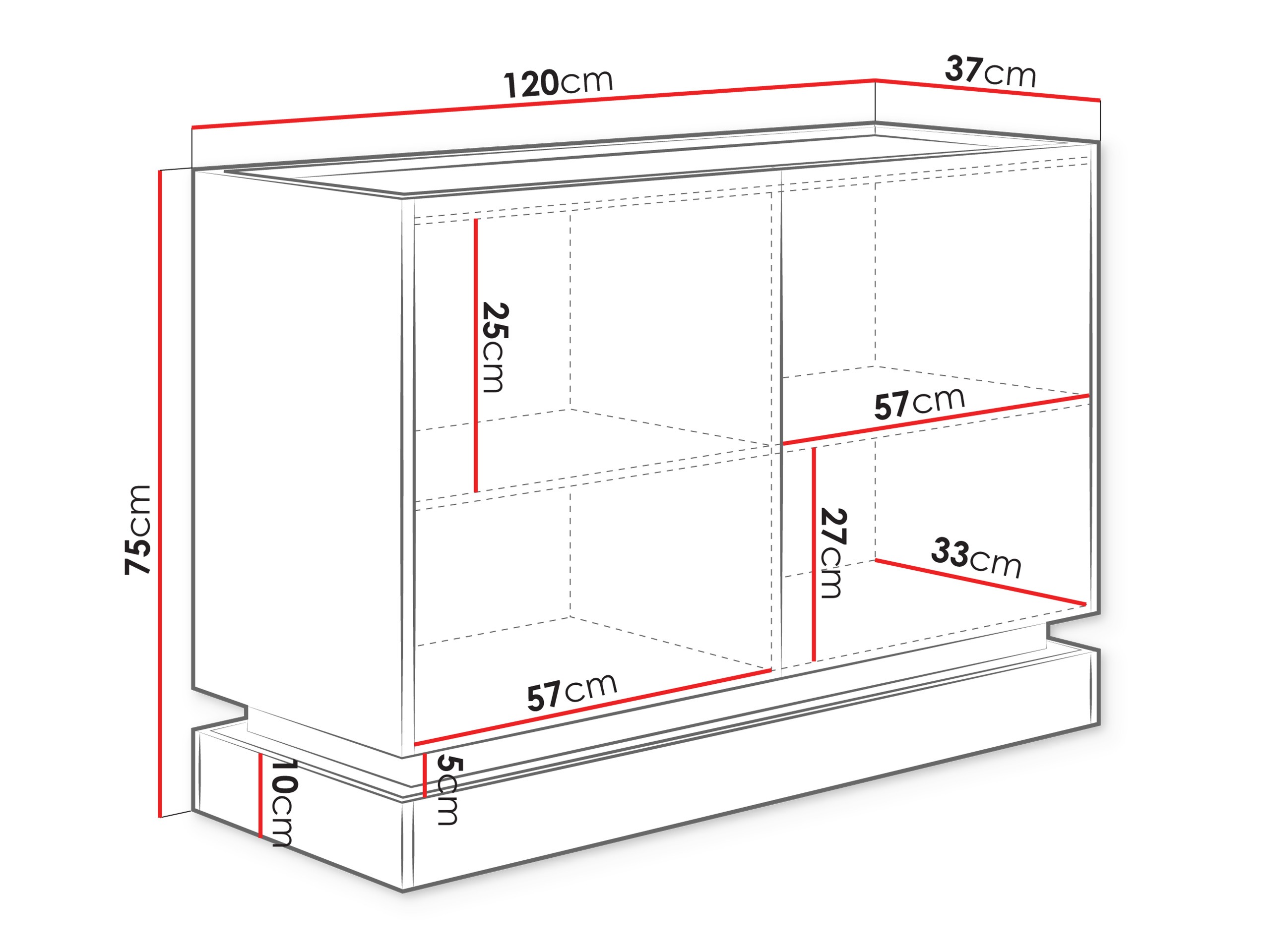 Ormarić Comfivo Dalvenu 100 (Svetlo smeđa + Hrast)