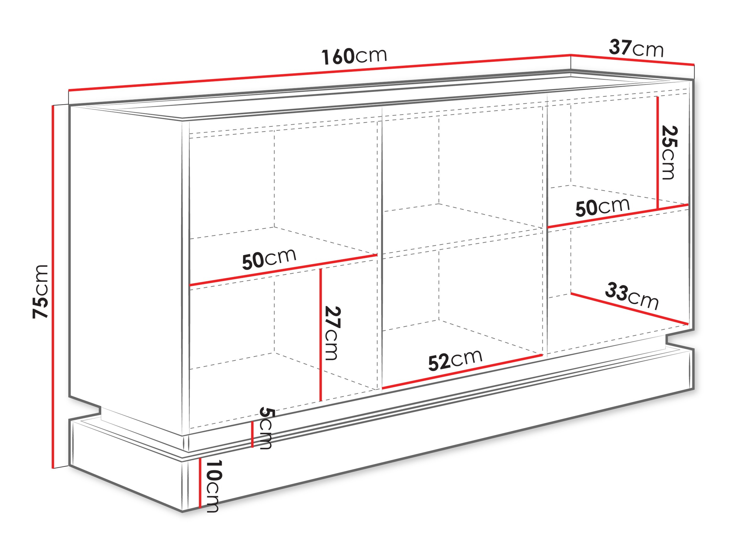 Ormarić Comfivo Dalvenu 101 (Svetlo smeđa + Hrast)