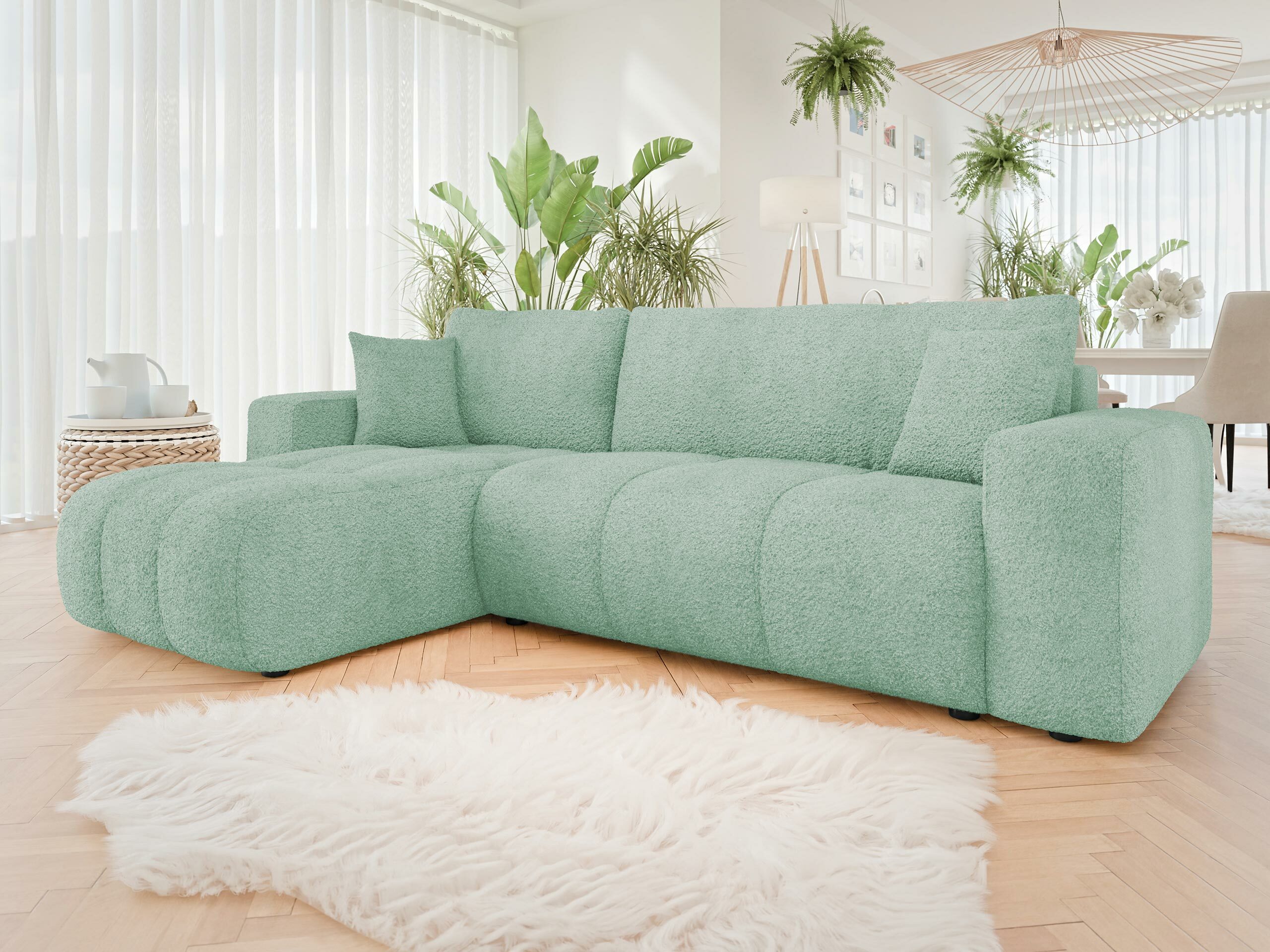 Ugaona sofa Comfivo 361 (Coral 55)