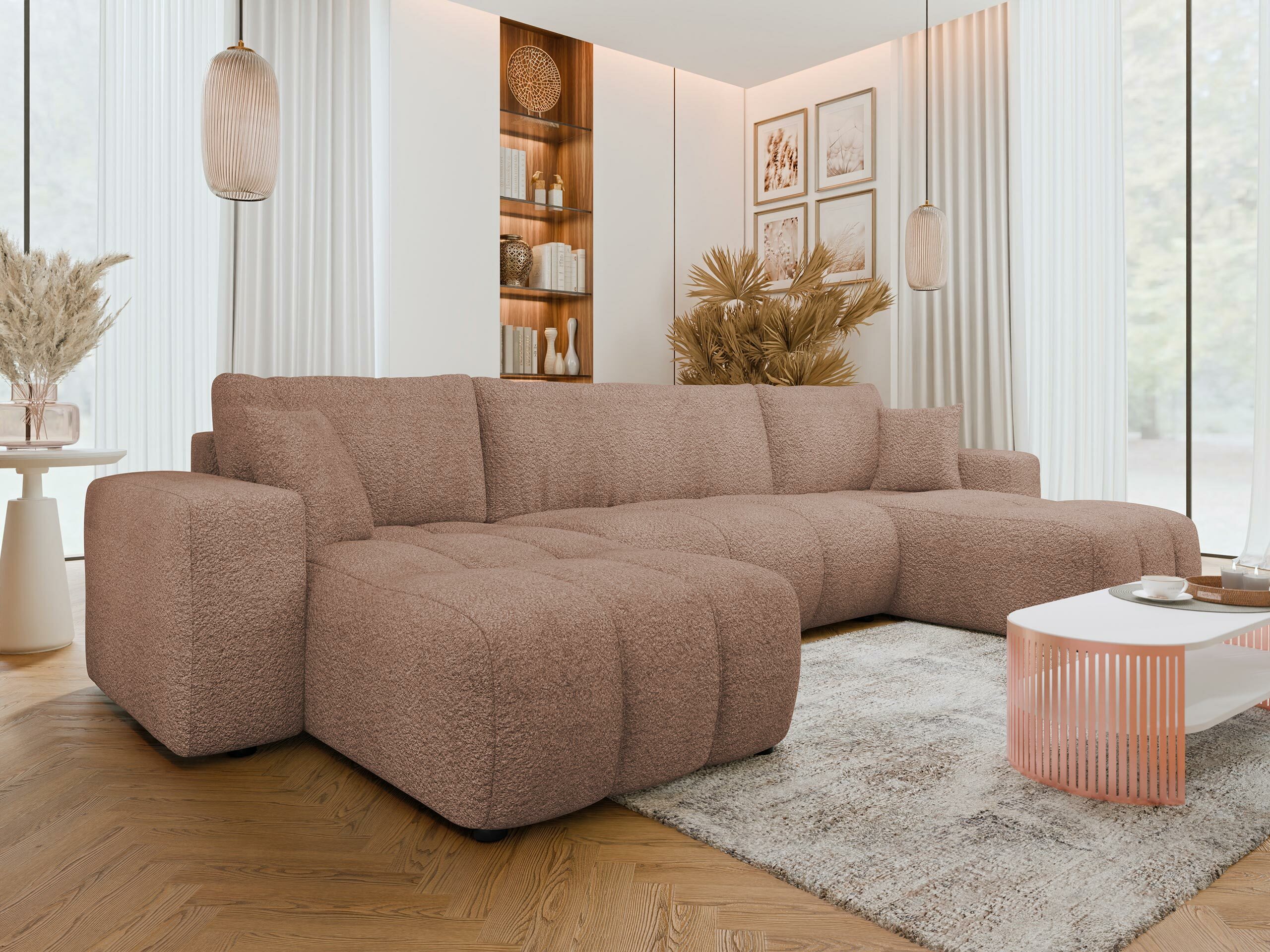Ugaona sofa Comfivo 426 (Coral 45)