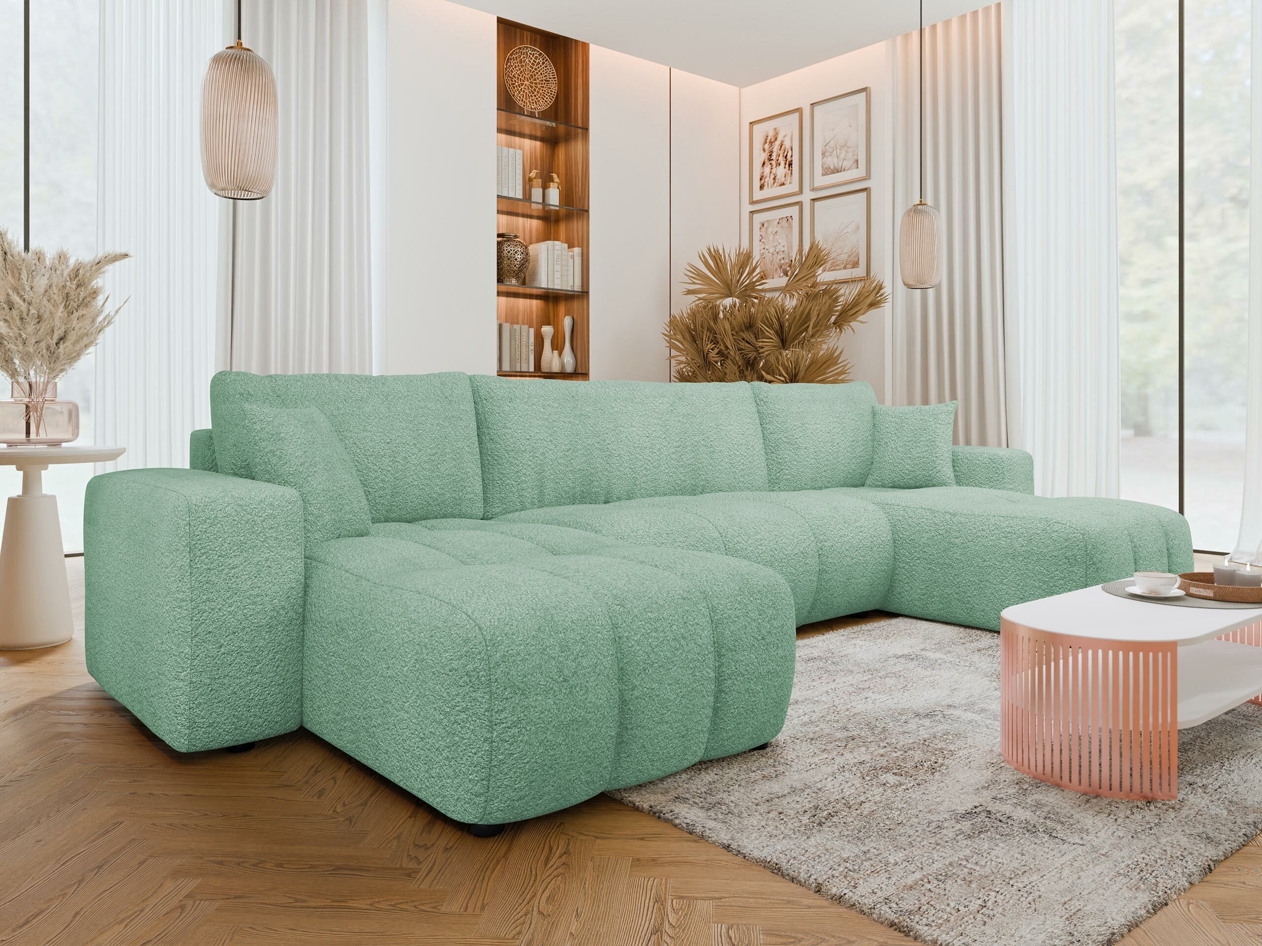 Ugaona sofa Comfivo 426 (Coral 55)