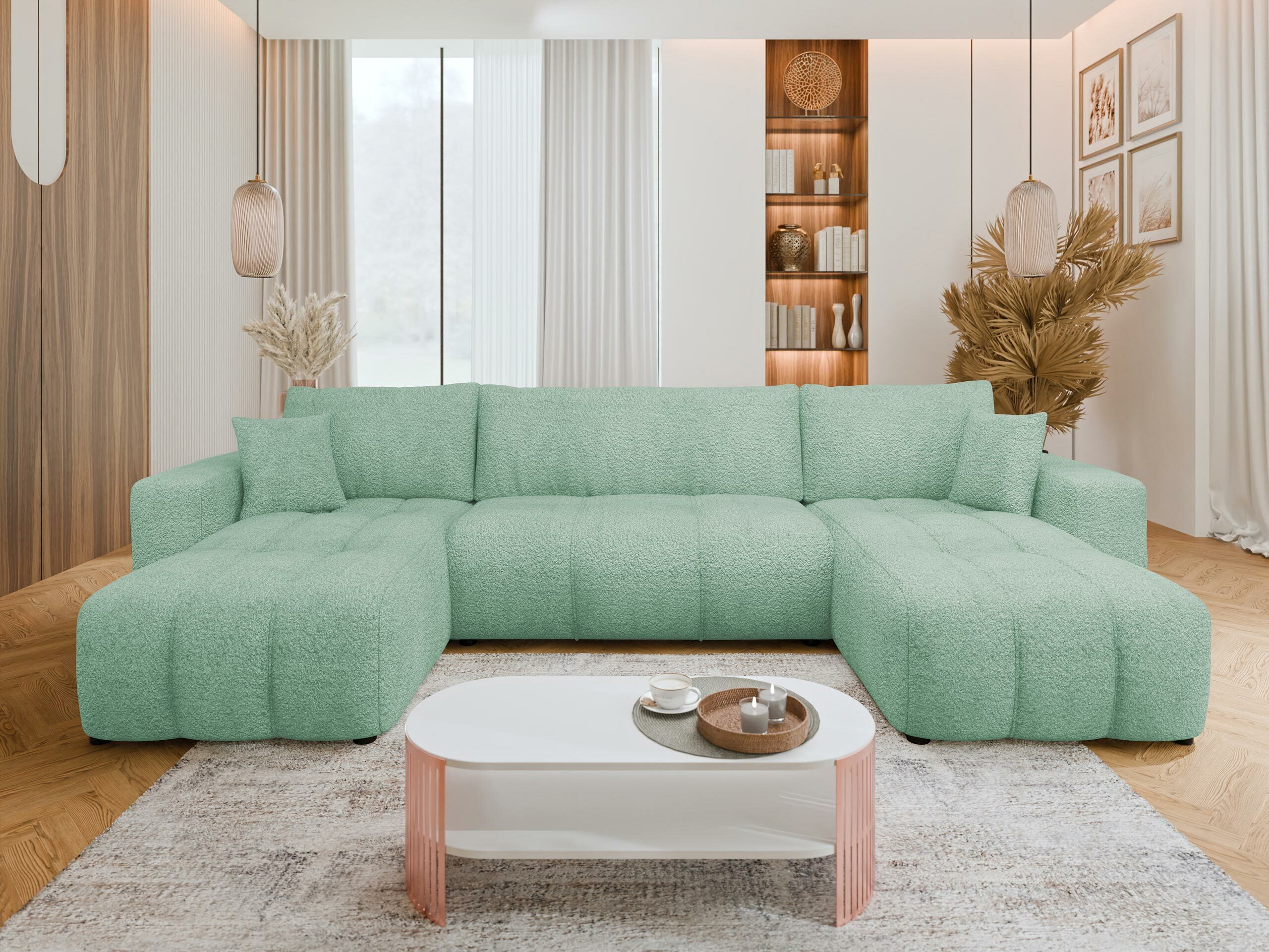 Ugaona sofa Comfivo 426 (Coral 55)