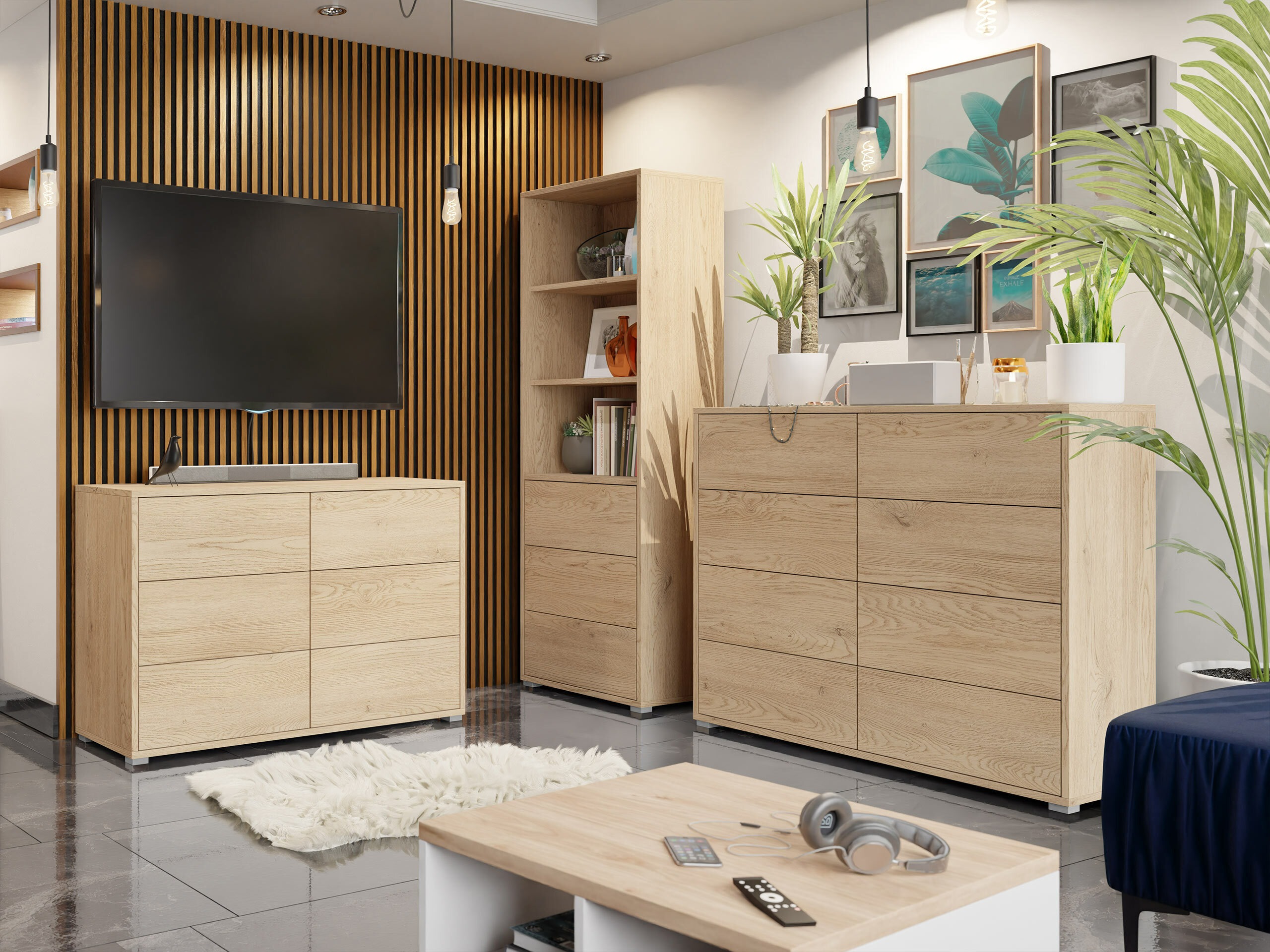 Komoda Comfivo Fersoe 104 (Hrast)