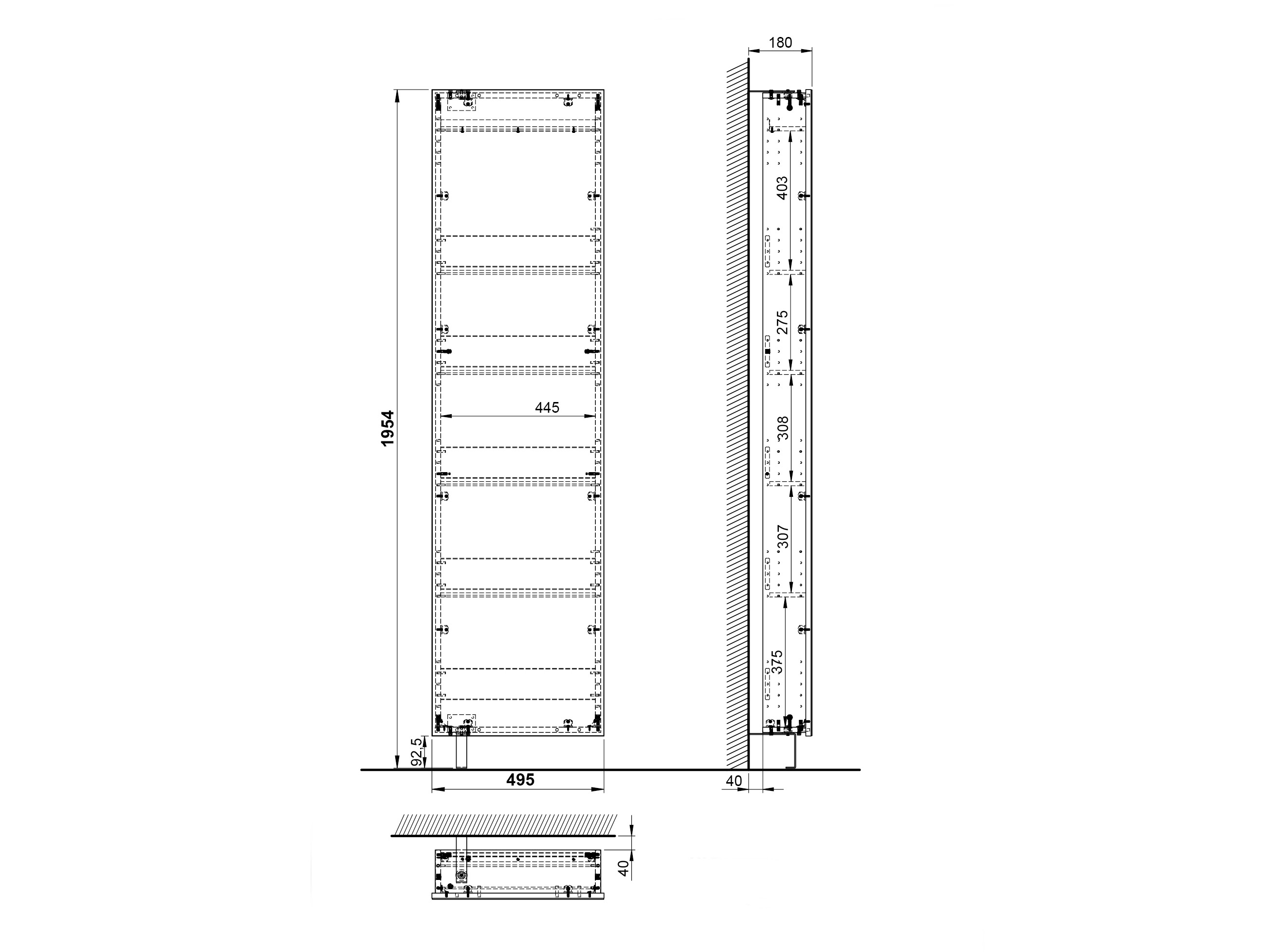 Polica za obuću Sacramento 119 (Antricit (ugalj))