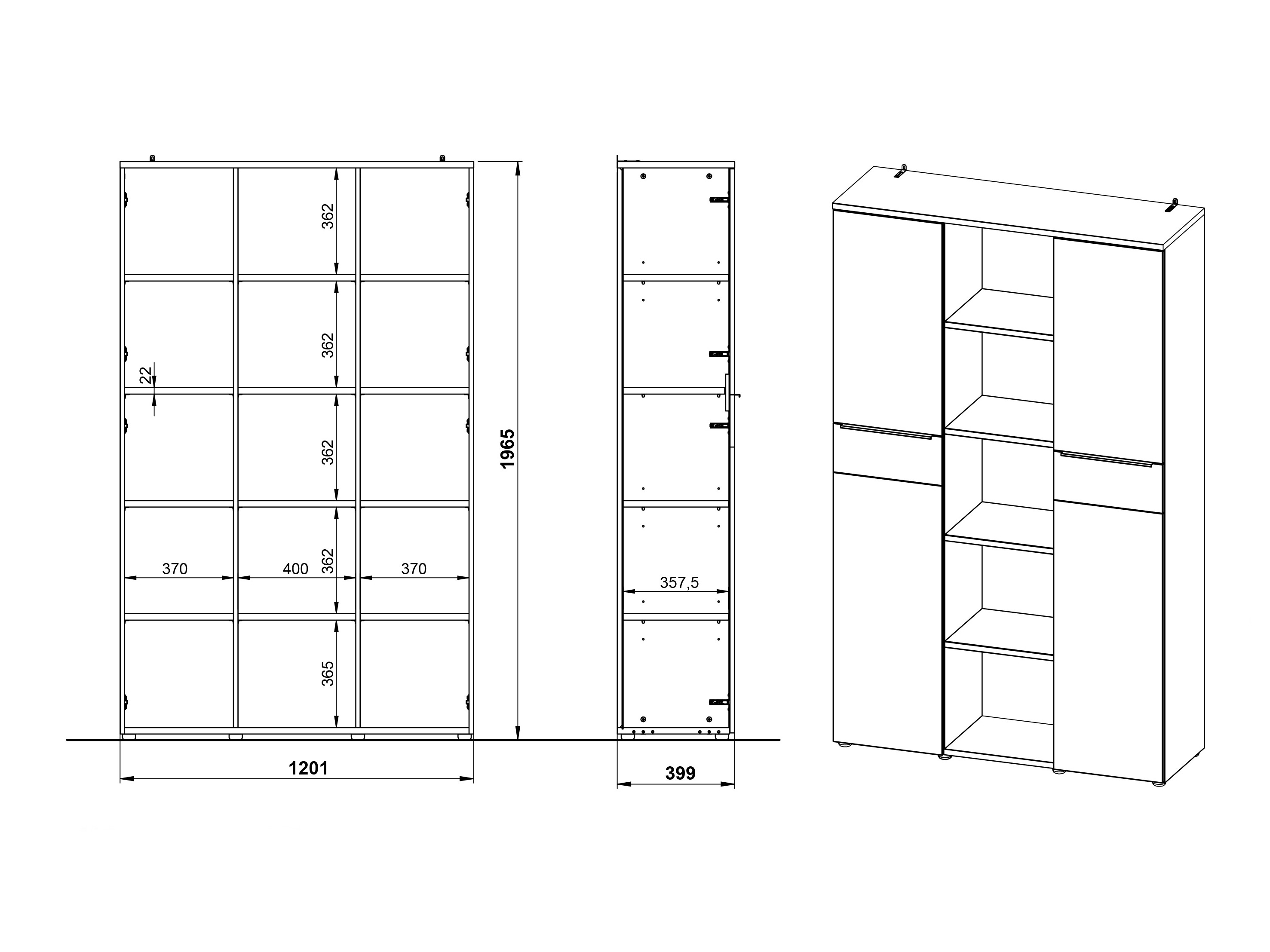 Set za kućnu kancelariju Elbcali 106