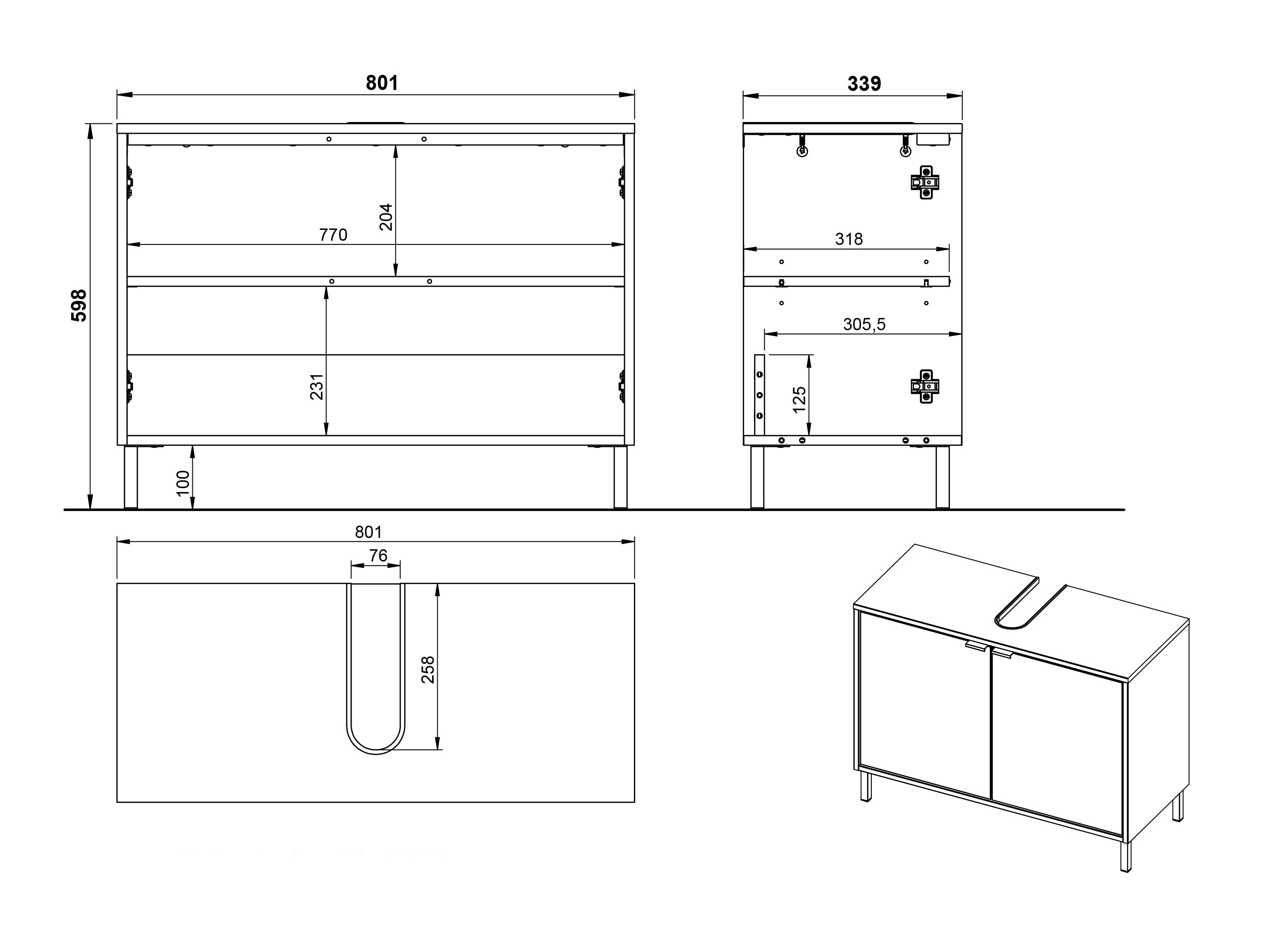 Set za kupatilo Fenetro 104