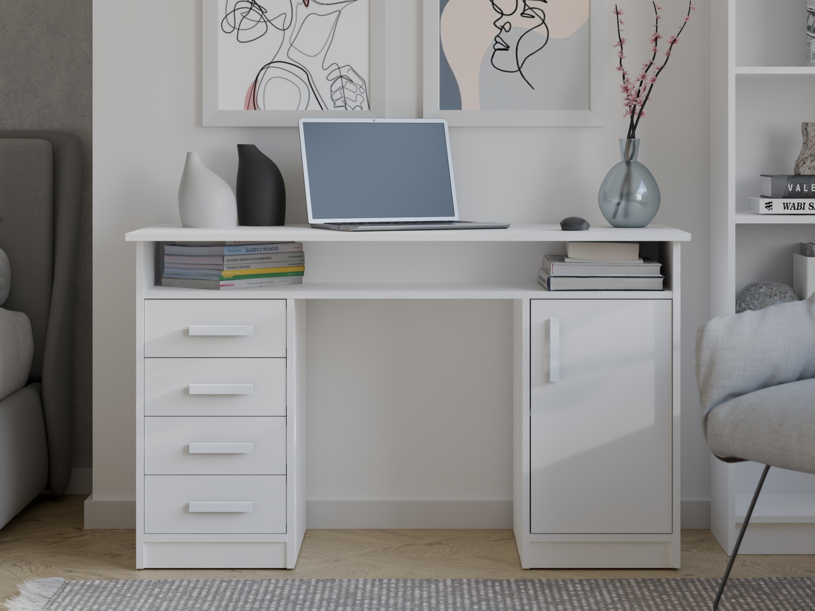 Kancelarijski sto Mandeville 329 (Belo)