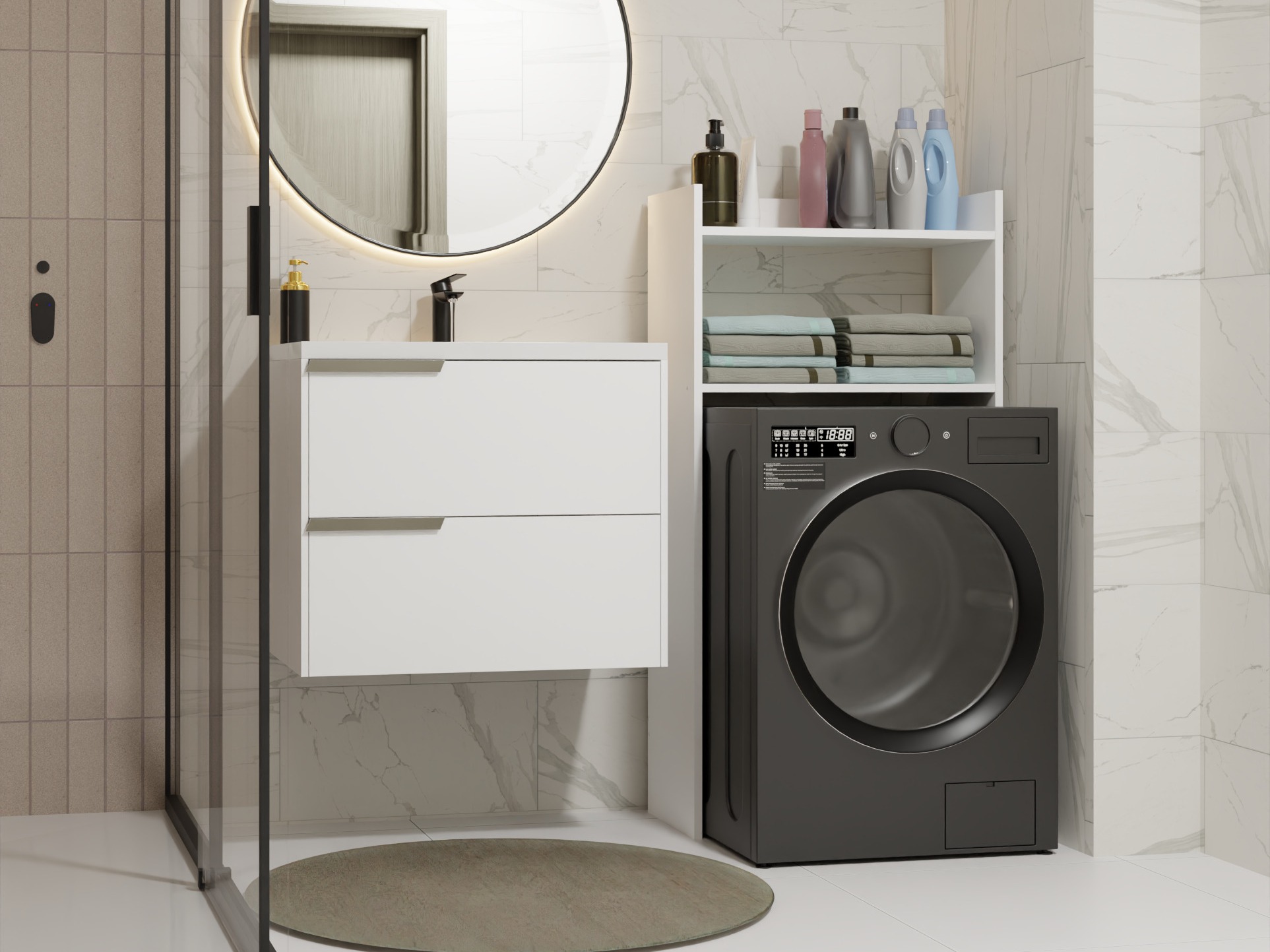 Polica za kupatilo Servou 103