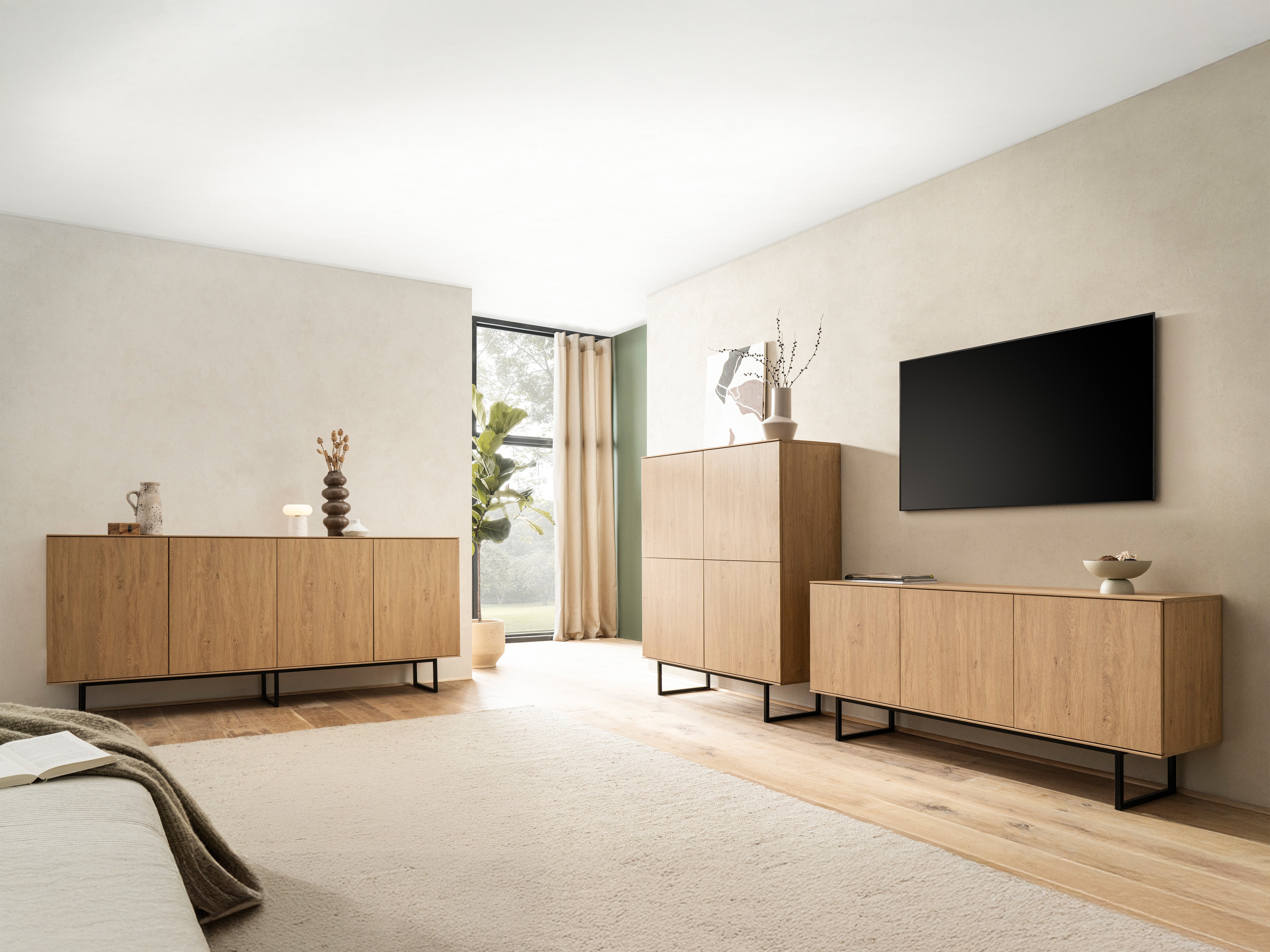 Set za dnevnu sobu Bentesa 124 (Hrast)