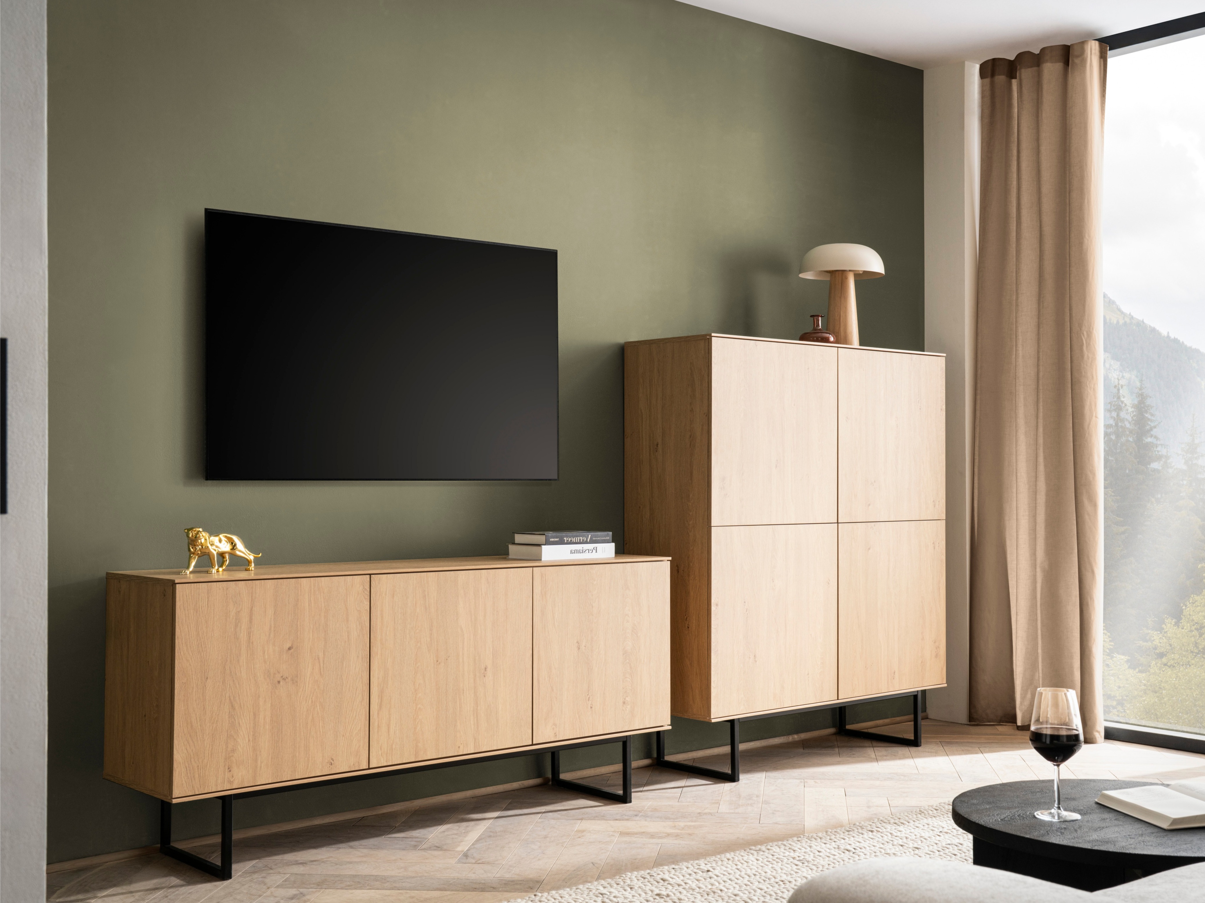 Set za dnevnu sobu Bentesa 124 (Hrast)