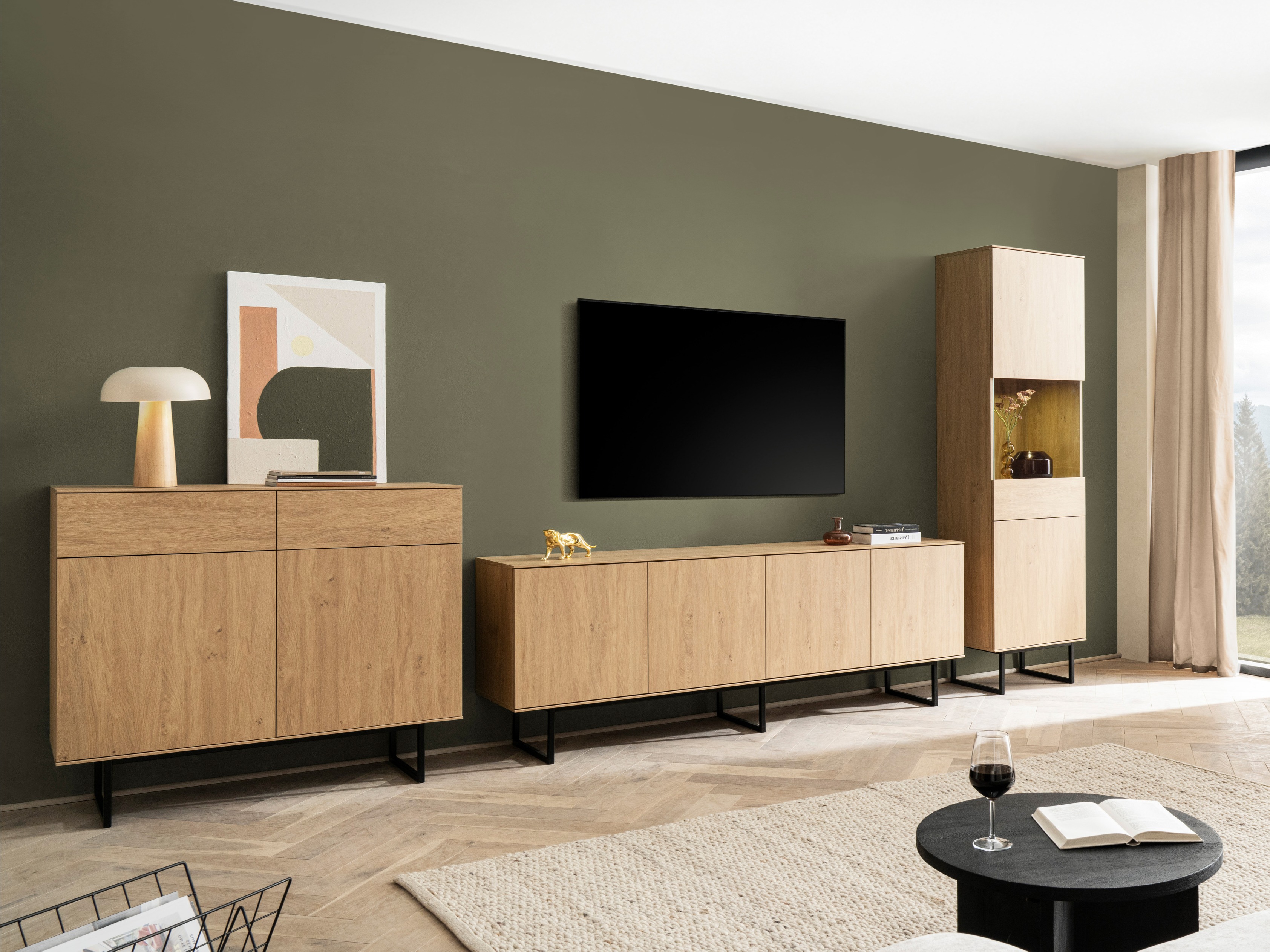 Set za dnevnu sobu Bentesa 127 (Hrast)