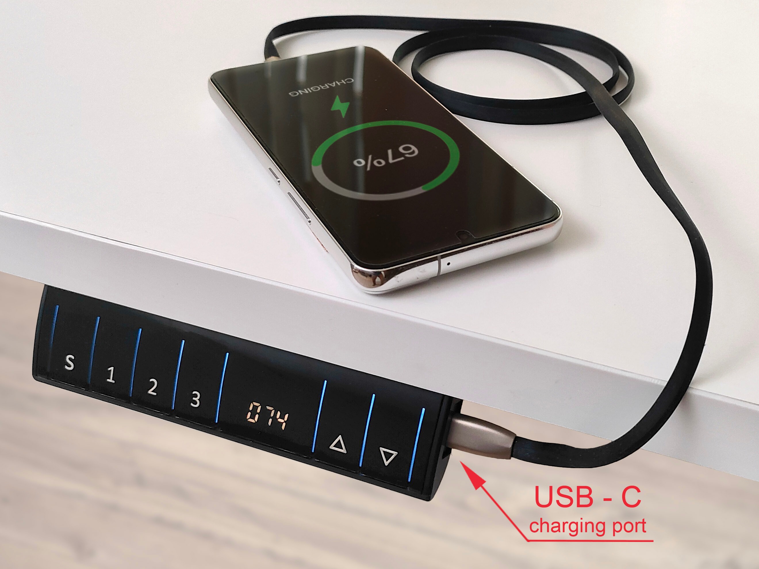 Sto sa podesivom visinom Buffalo 183 (Belo)