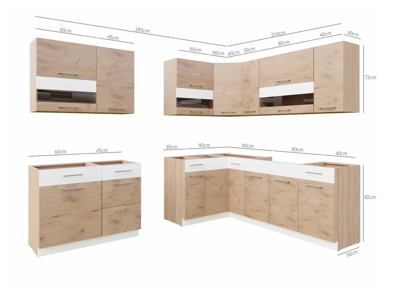Modularni kuhinjski set Mode Beech 131
