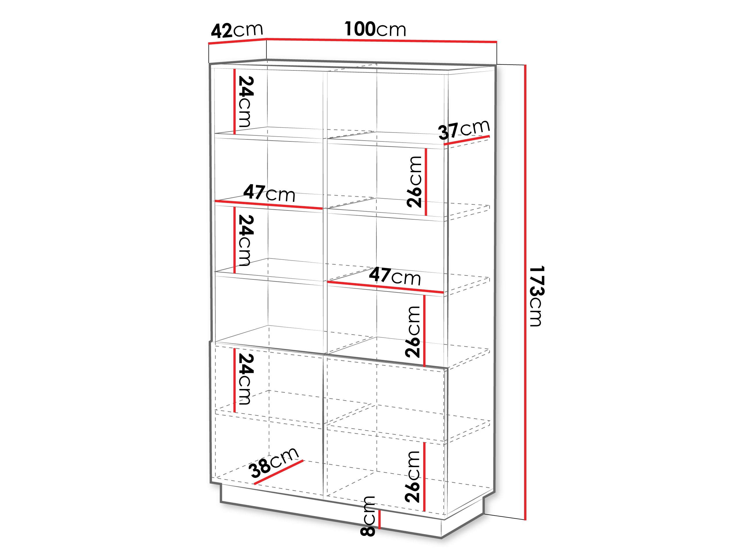Polica Lusonu 102 (Belo)
