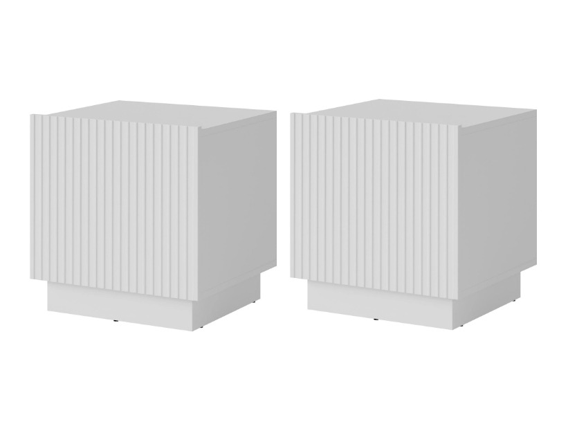 Set noćnih ormarića Lingua (Belo)