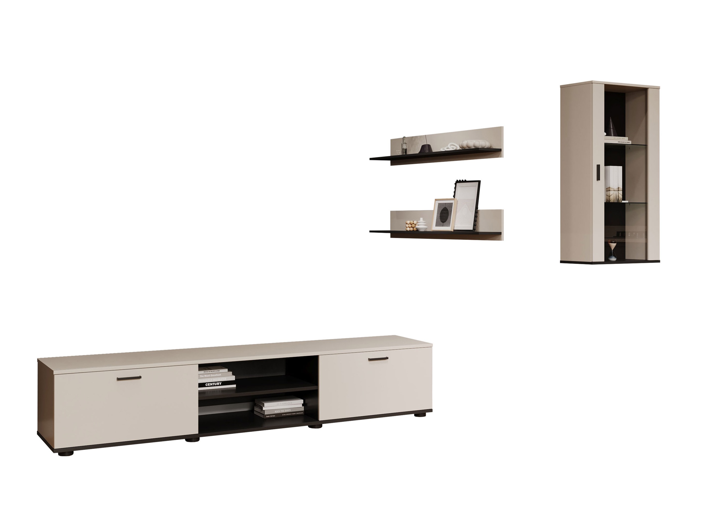 Set za dnevnu sobu Tornola 113 (Kašmir + Crno)