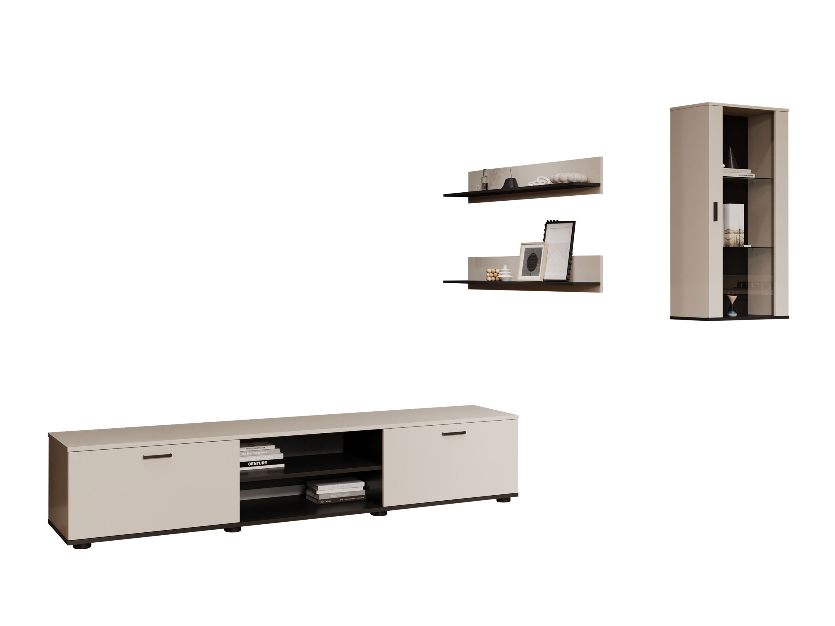 Set za dnevnu sobu Tornola 113 (Kašmir + Crno)