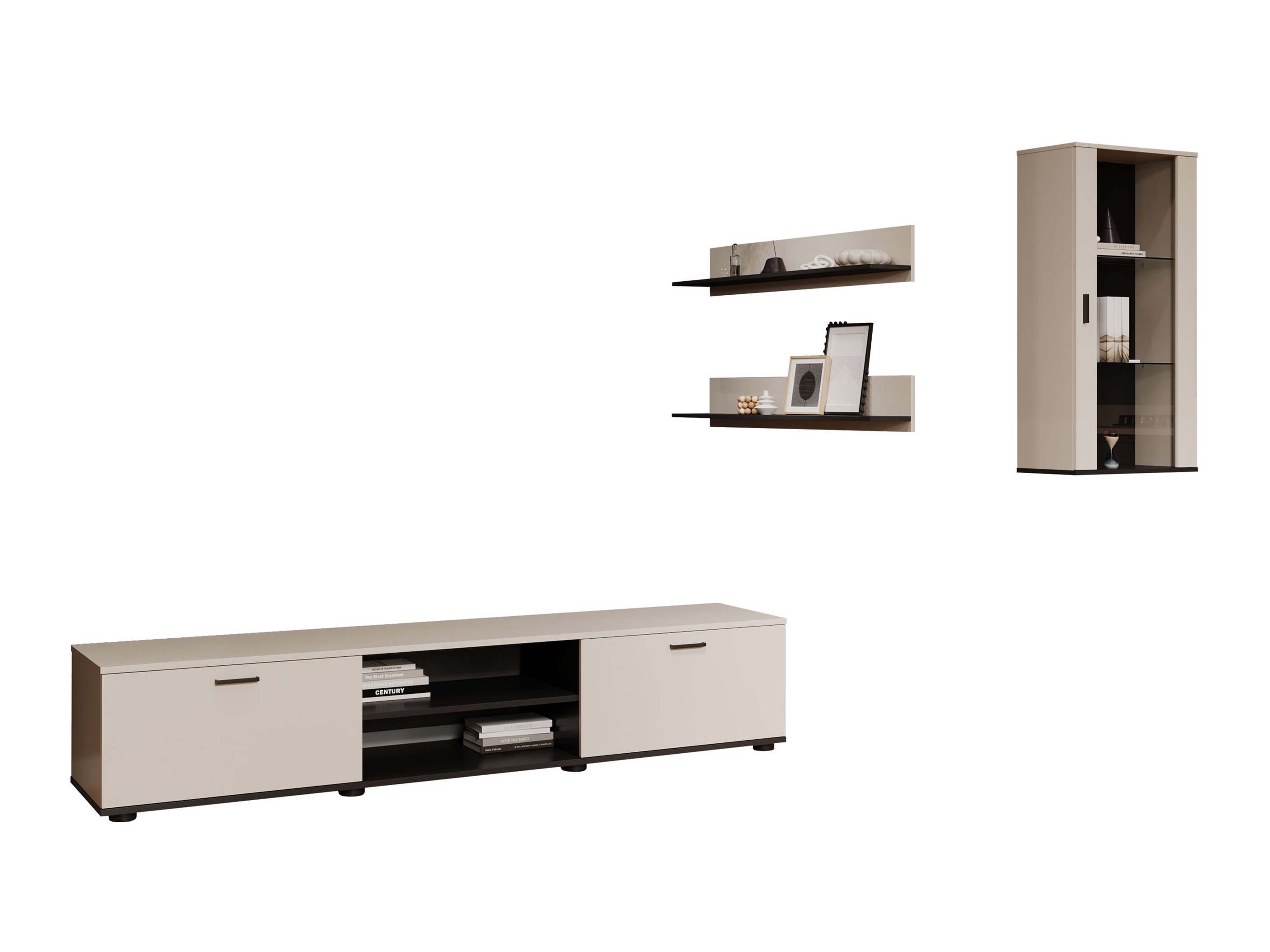 Set za dnevnu sobu Tornola 113 (Kašmir + Crno)