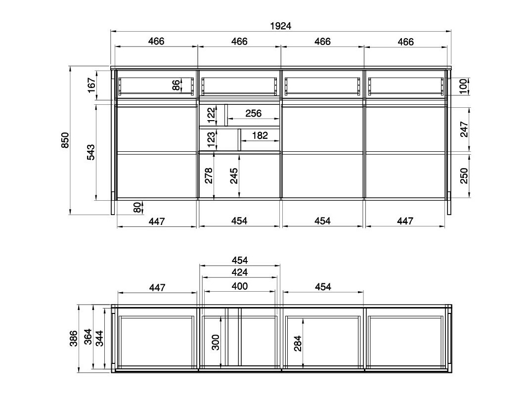 Komoda Fermaru 105 (Belo + Hrast)