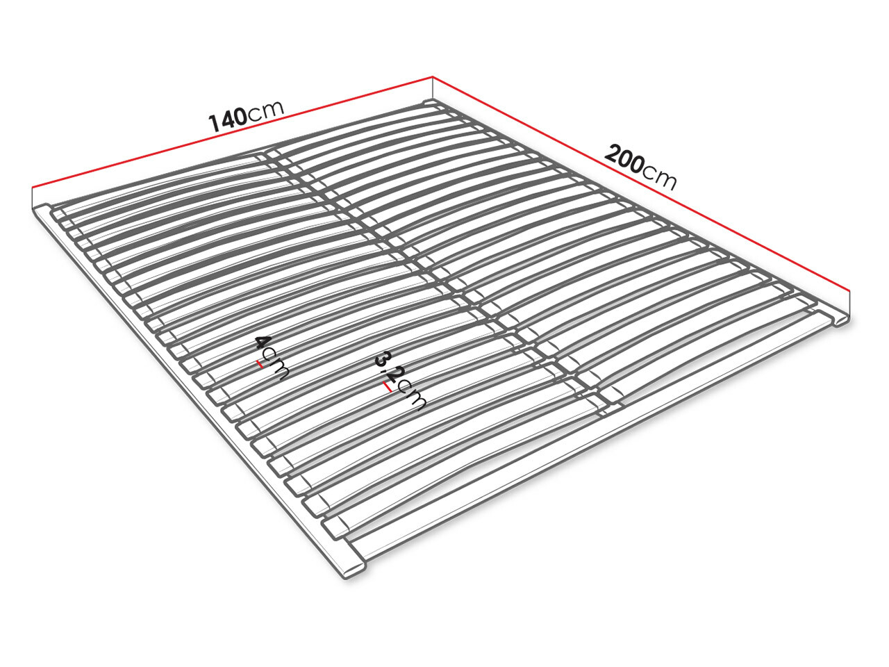 Krevetske letvice Dayton 117