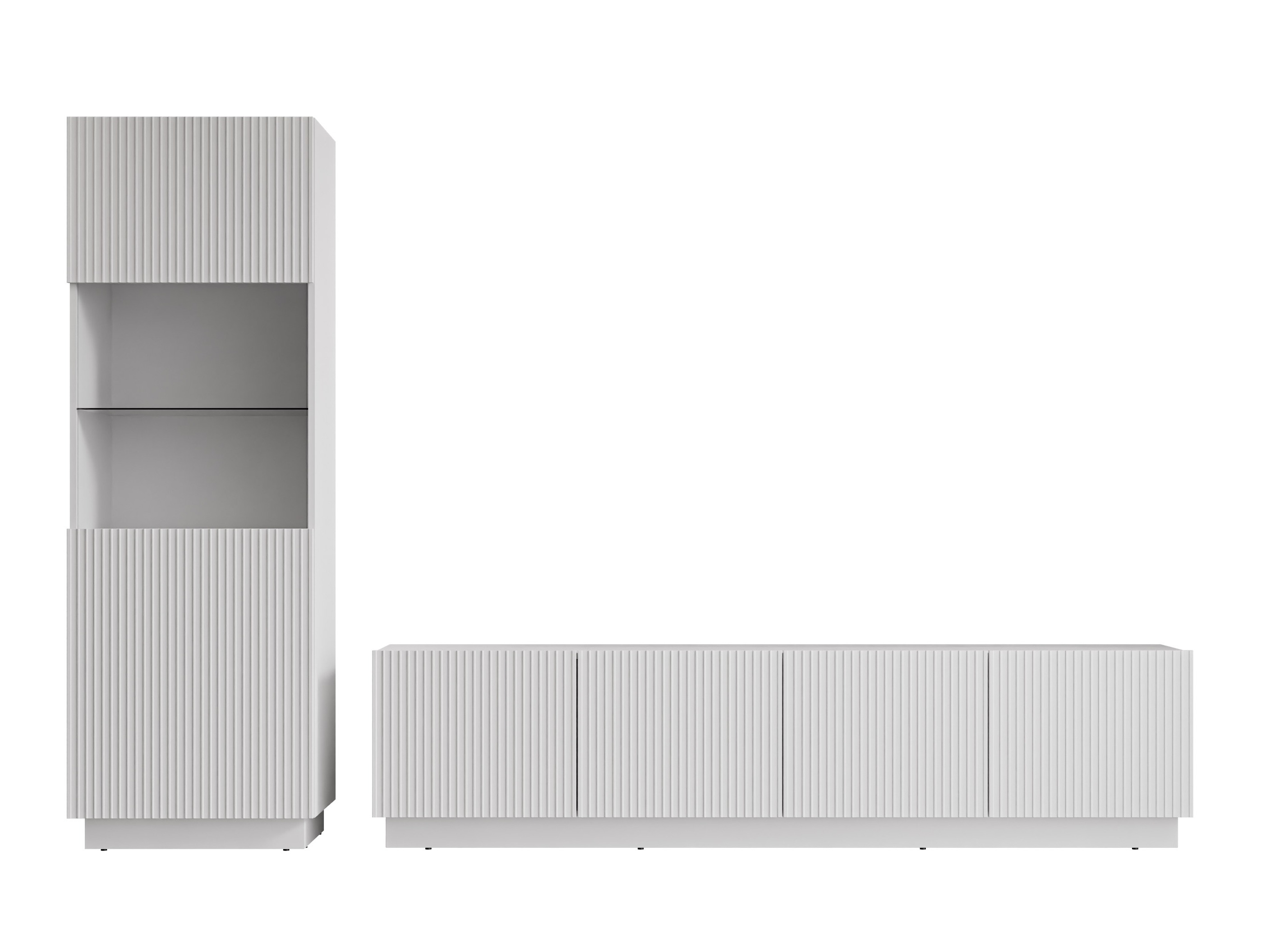 Set za dnevnu sobu Lingua (Belo)