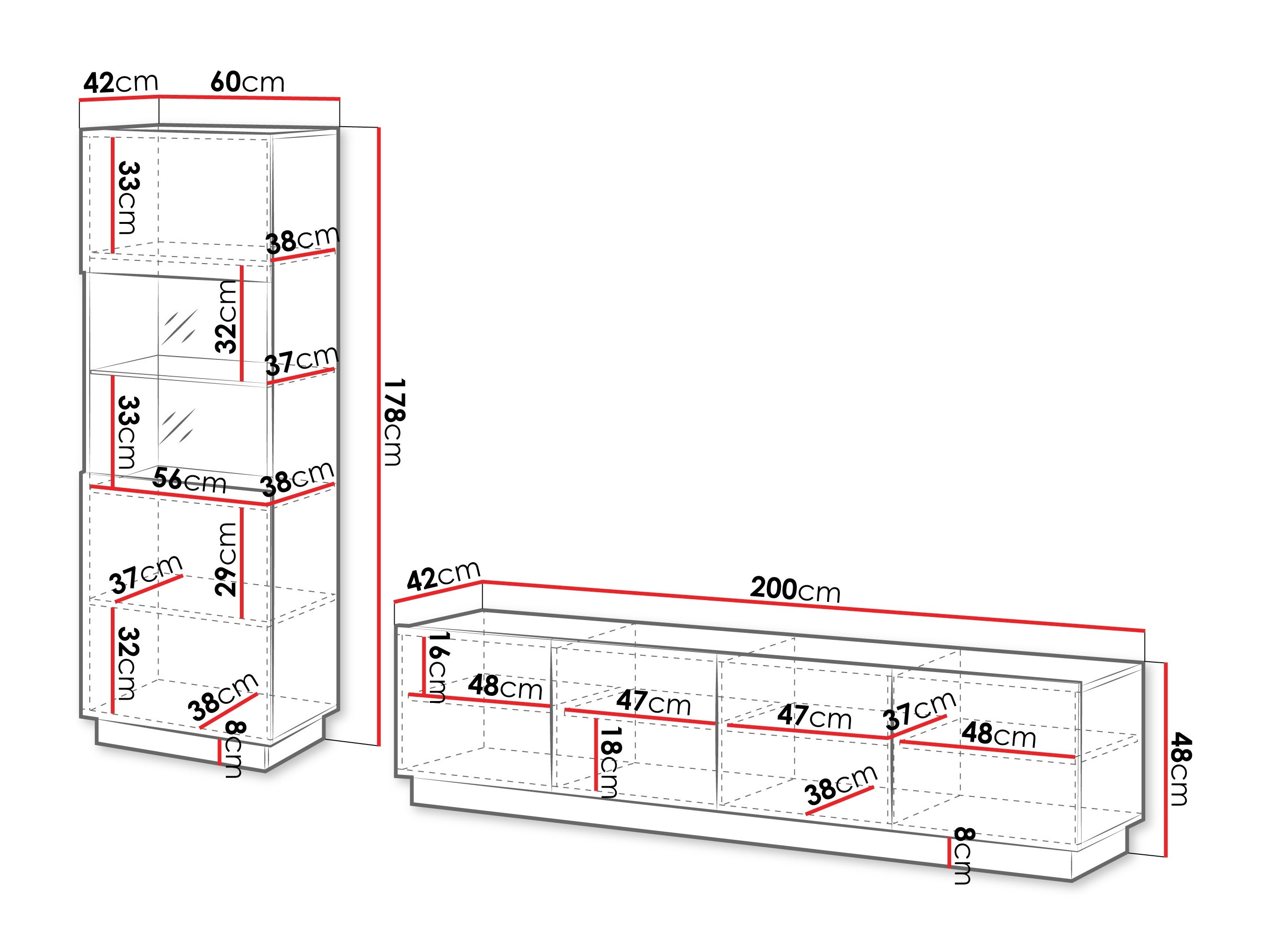 Set za dnevnu sobu Lusonu 107 (Belo)