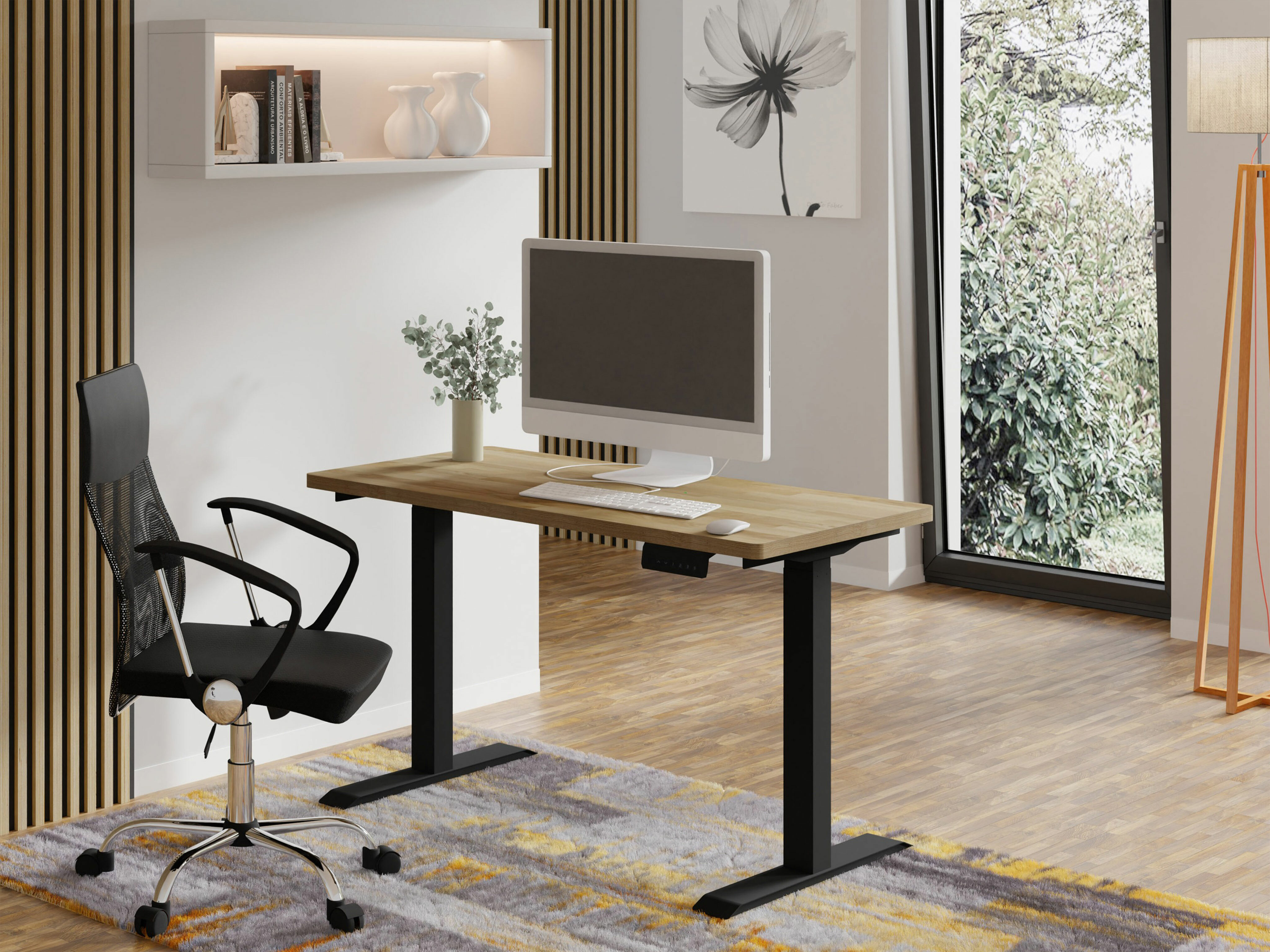 Sto sa podesivom visinom Buffalo 200 (Crno)